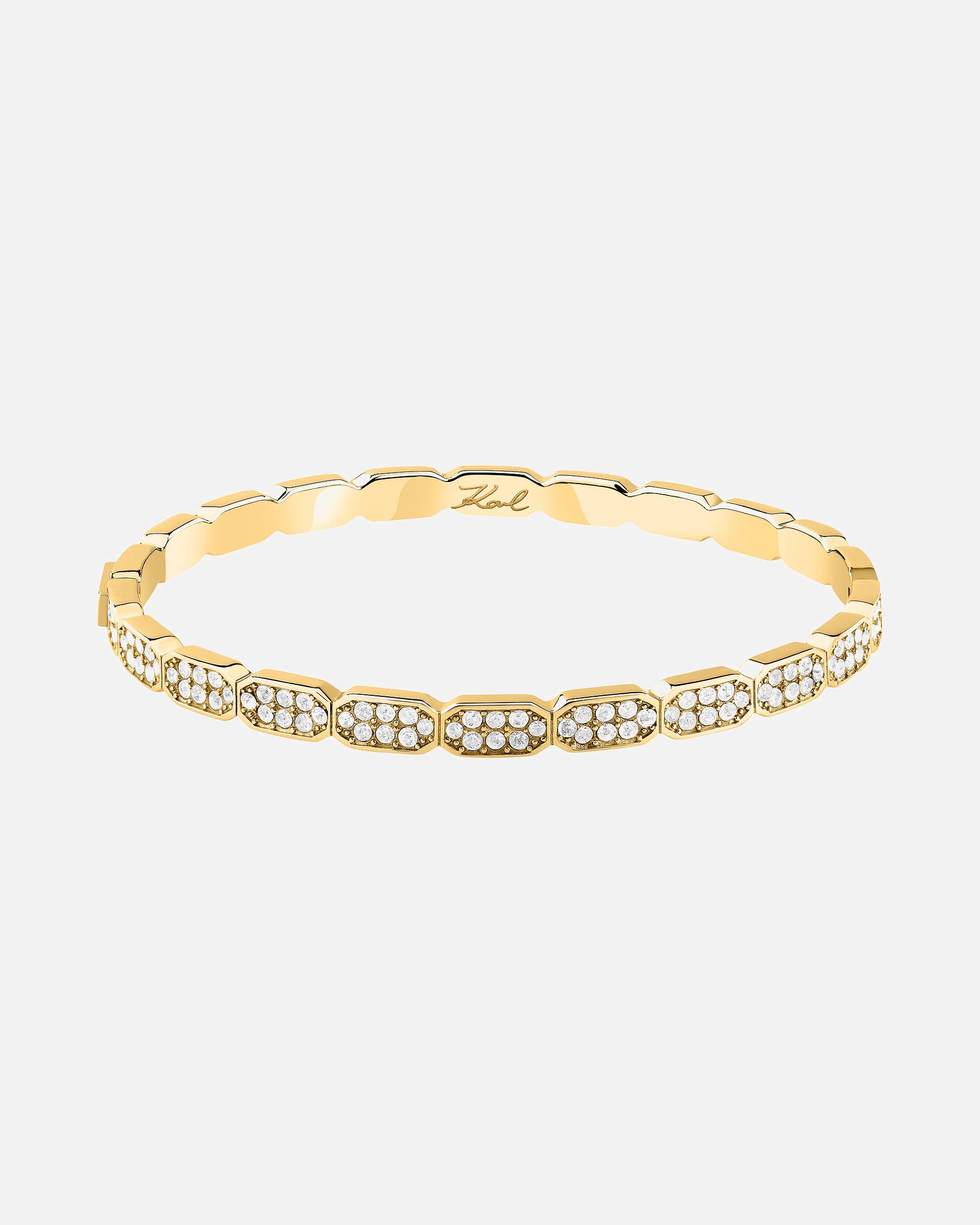 Armreif für Weiblich Karl Lagerfeld Armreif Edelstahl gelbgold
