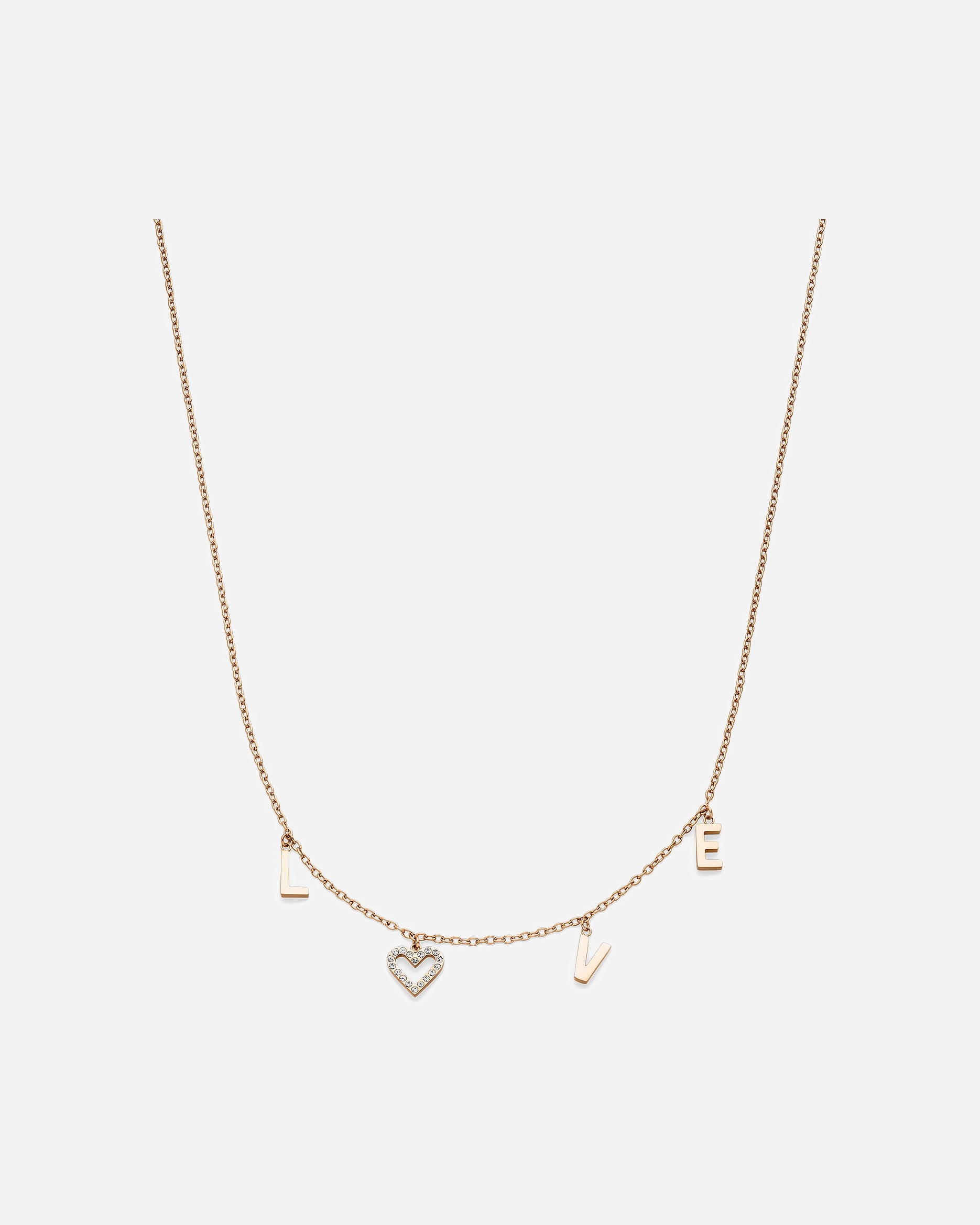 Kette für Weiblich s.Oliver Kette Edelstahl roségold