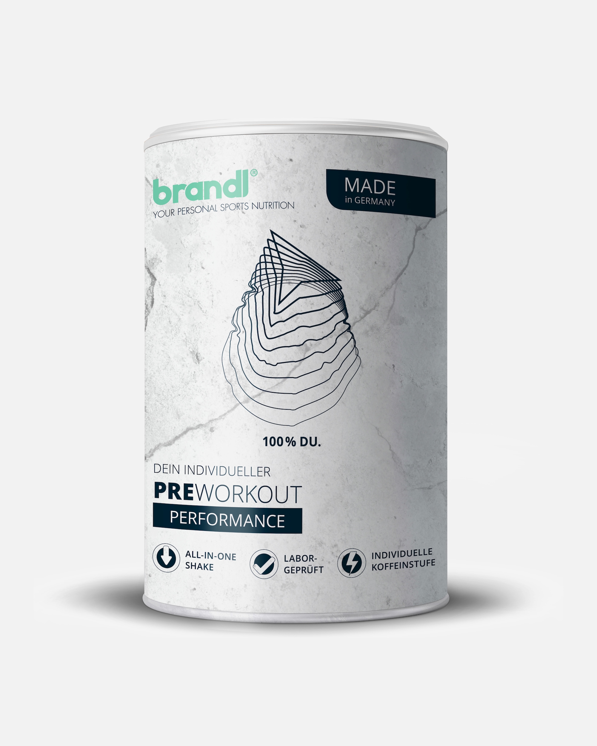 Protein & Shakes für Unisex Brandl Nutrition Pre-Workout Booster 2.0 | Stufe 3 Stufe 3 1000g