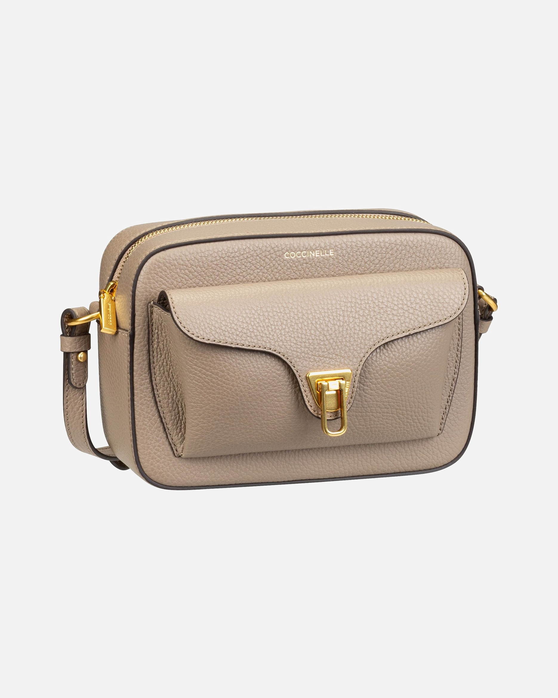 Rucksack für Weiblich Coccinelle Beat Soft Umhängetasche Taupe