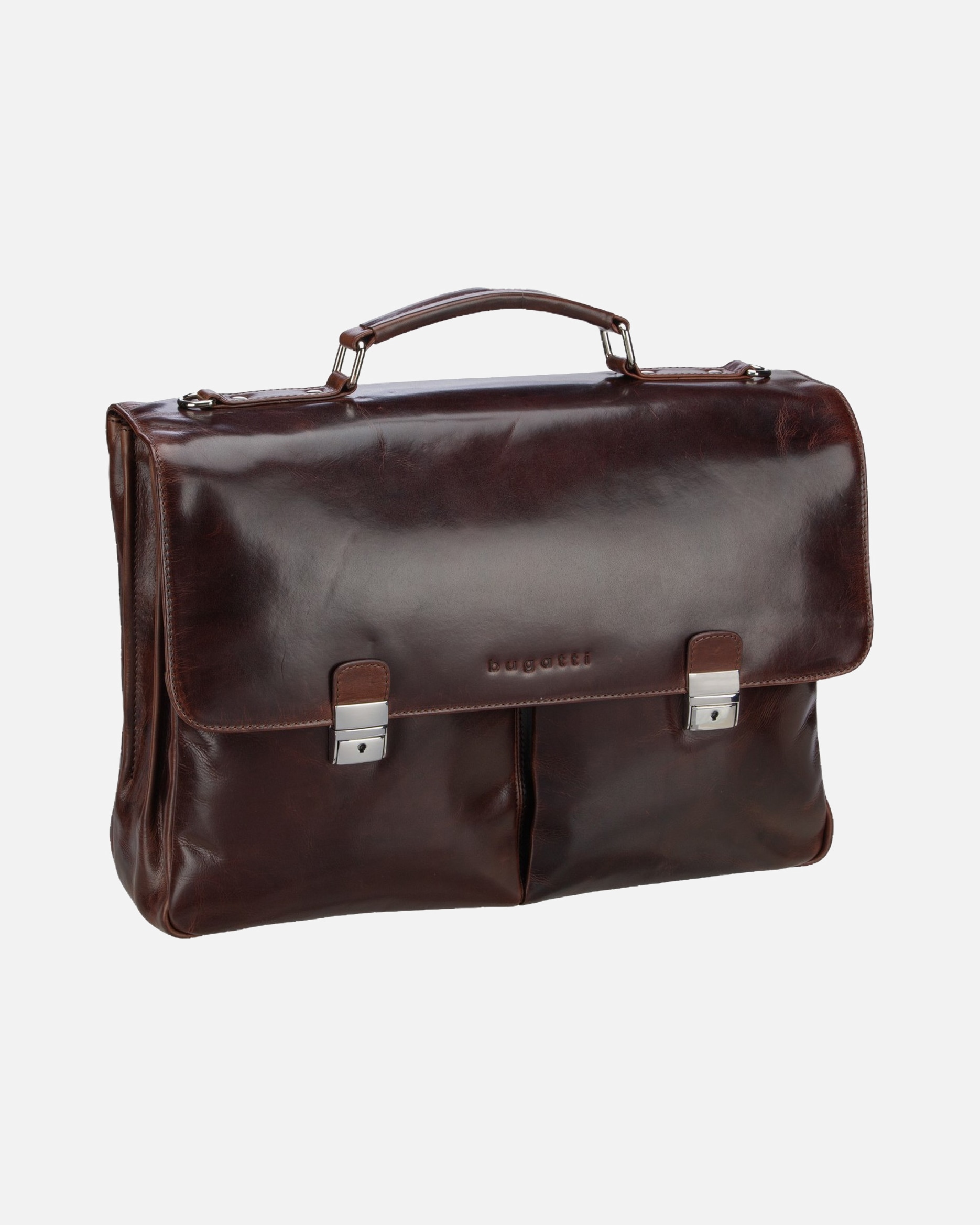 Laptoptasche für Männlich Bugatti Aktentasche Romano Large Braun