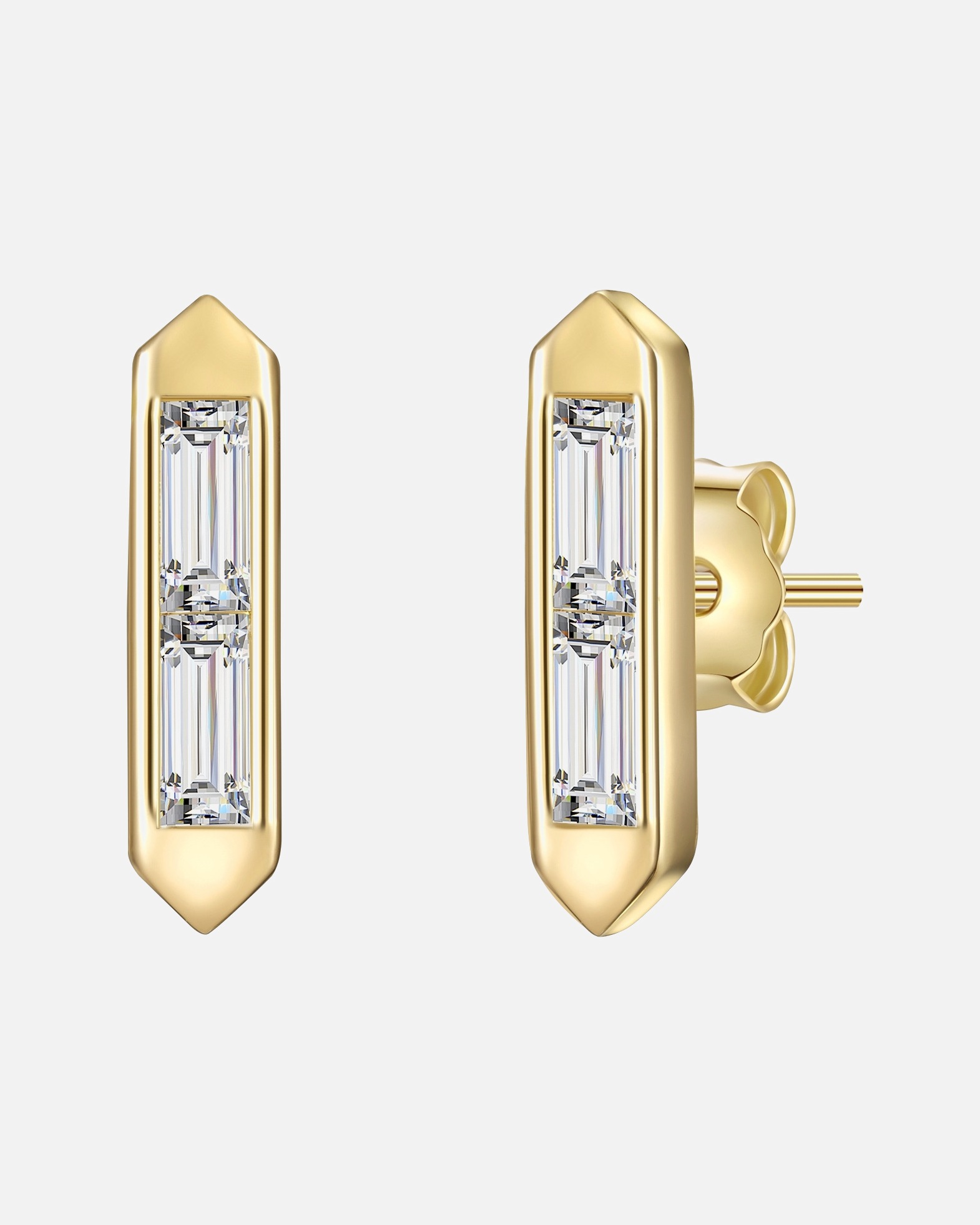 Ohrringe für Weiblich Glanzstücke München Ohrstecker Sterling Silber Topas in Gelbgold 1 Stück