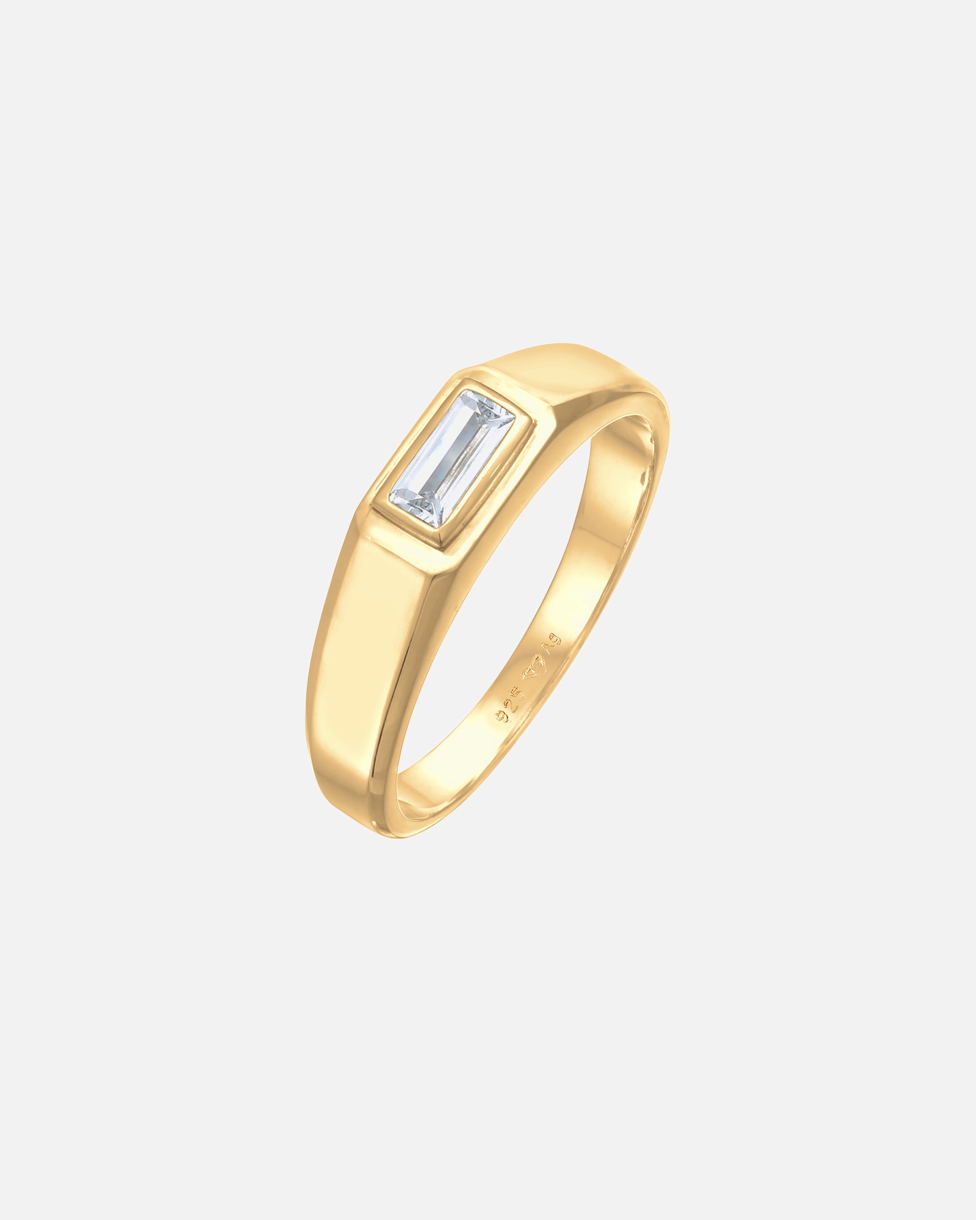 Ring für Männlich KUZZOI Herren Topas Schlicht Elegant 925 Silber 60