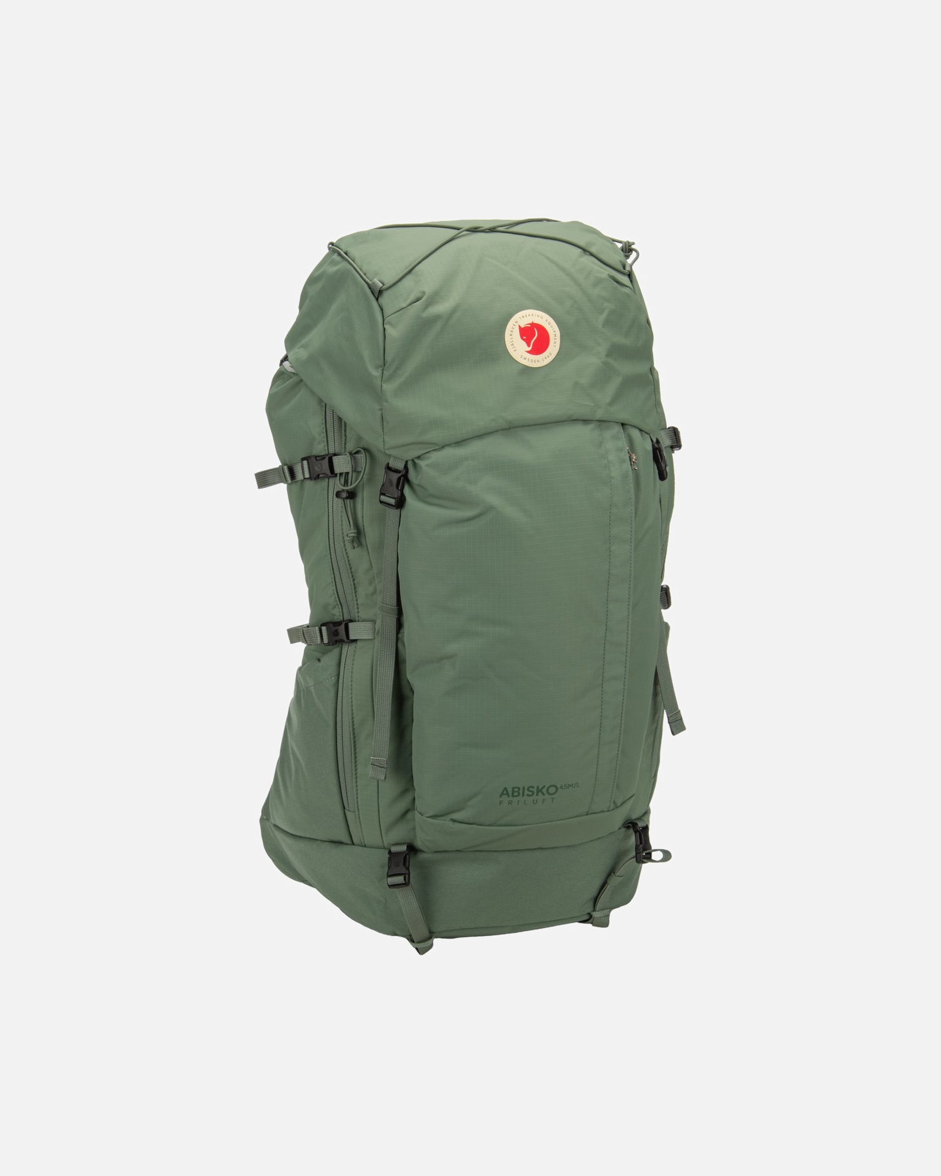 Rucksack für Unisex Fjällräven Wanderrucksack Abisko Friluft 45 M/L patina green