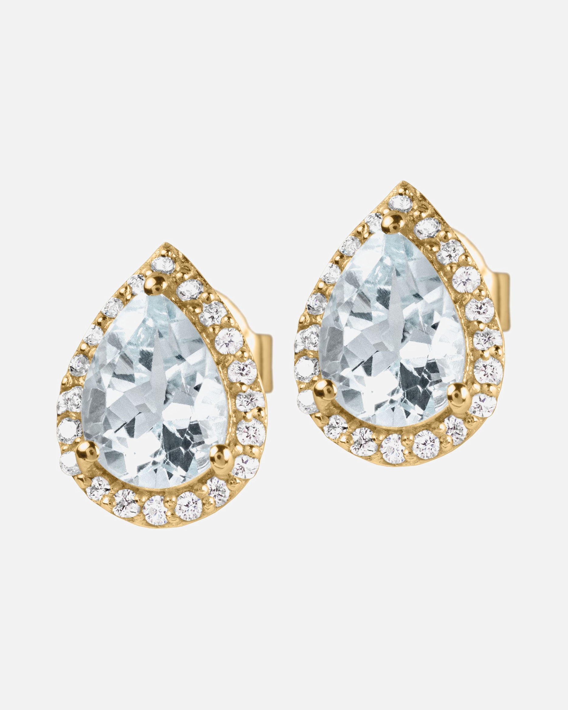 Ohrringe für Weiblich Jacques Lemans Ohrstecker 925er Silber gelbgold
