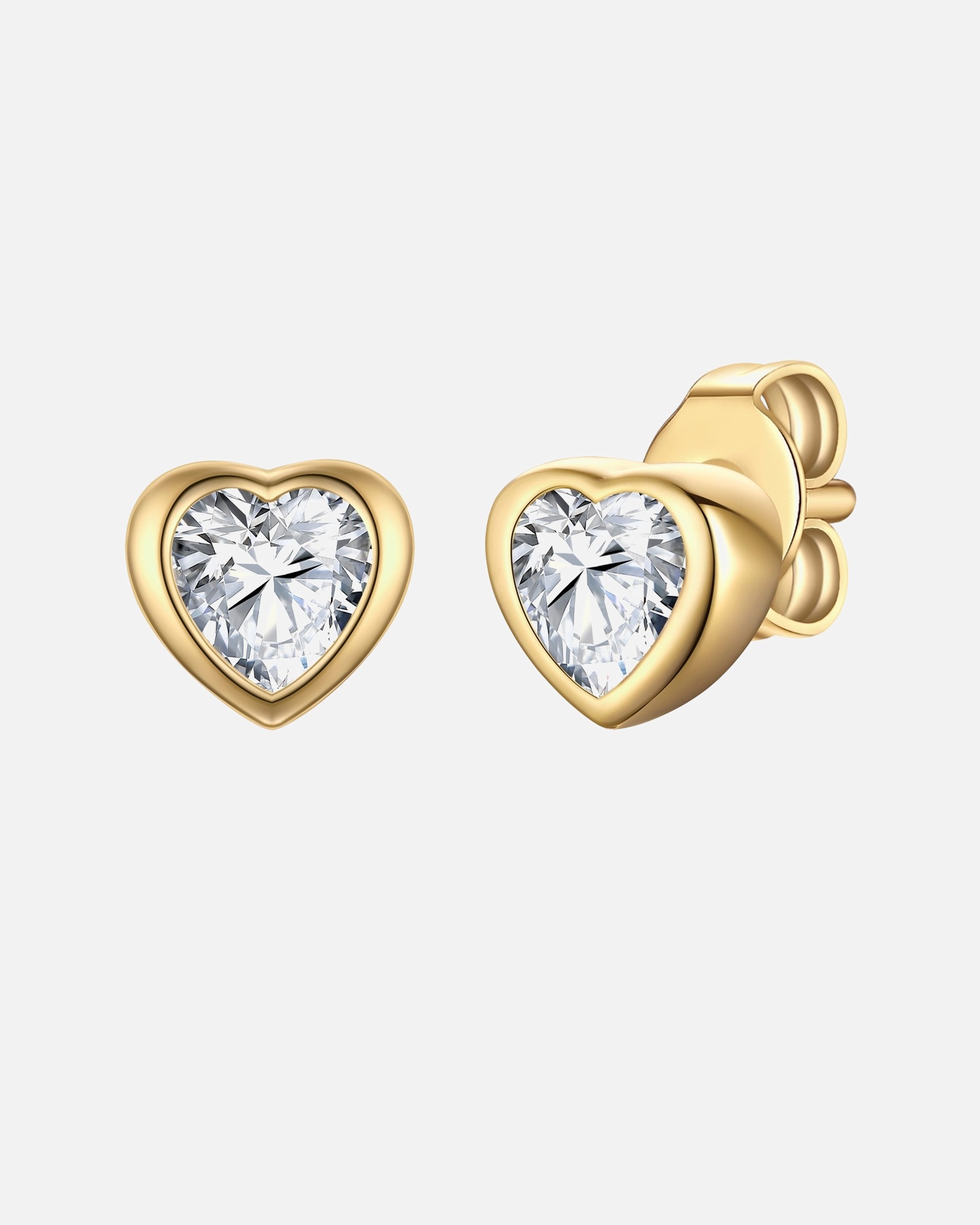 Ohrringe für Weiblich Rafaela Donata Ohrstecker Schmetterling aus Sterling Silber in Silber mit Zirkonia 5,1 mm