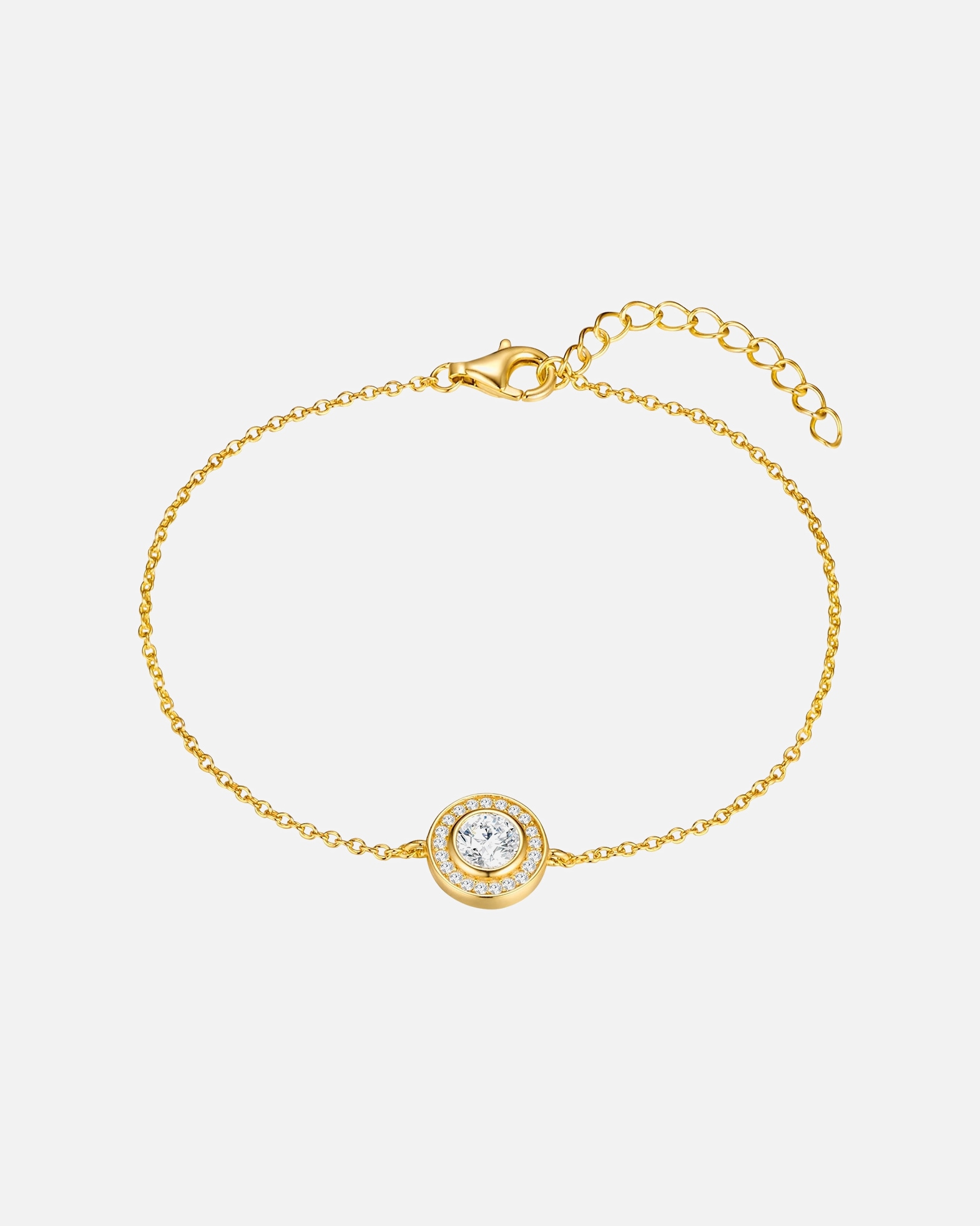 Armband für Weiblich Rafaela Donata Armband Sterling Silber Zirkonia in Gelbgold 1 Stück