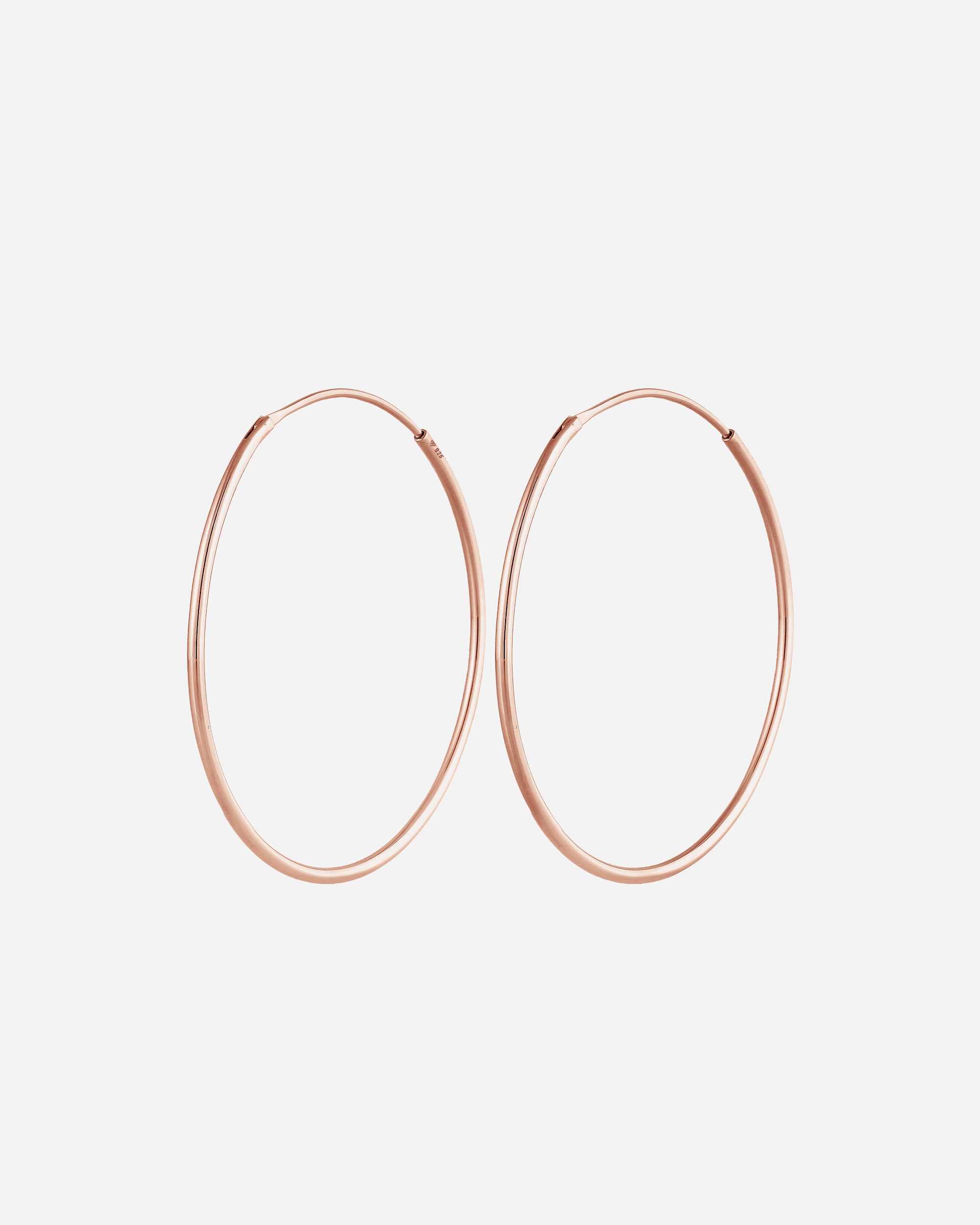 Ohrringe für Weiblich Basic Creolen Trend Zeitlos 925 Sterling Silber 1 Stück