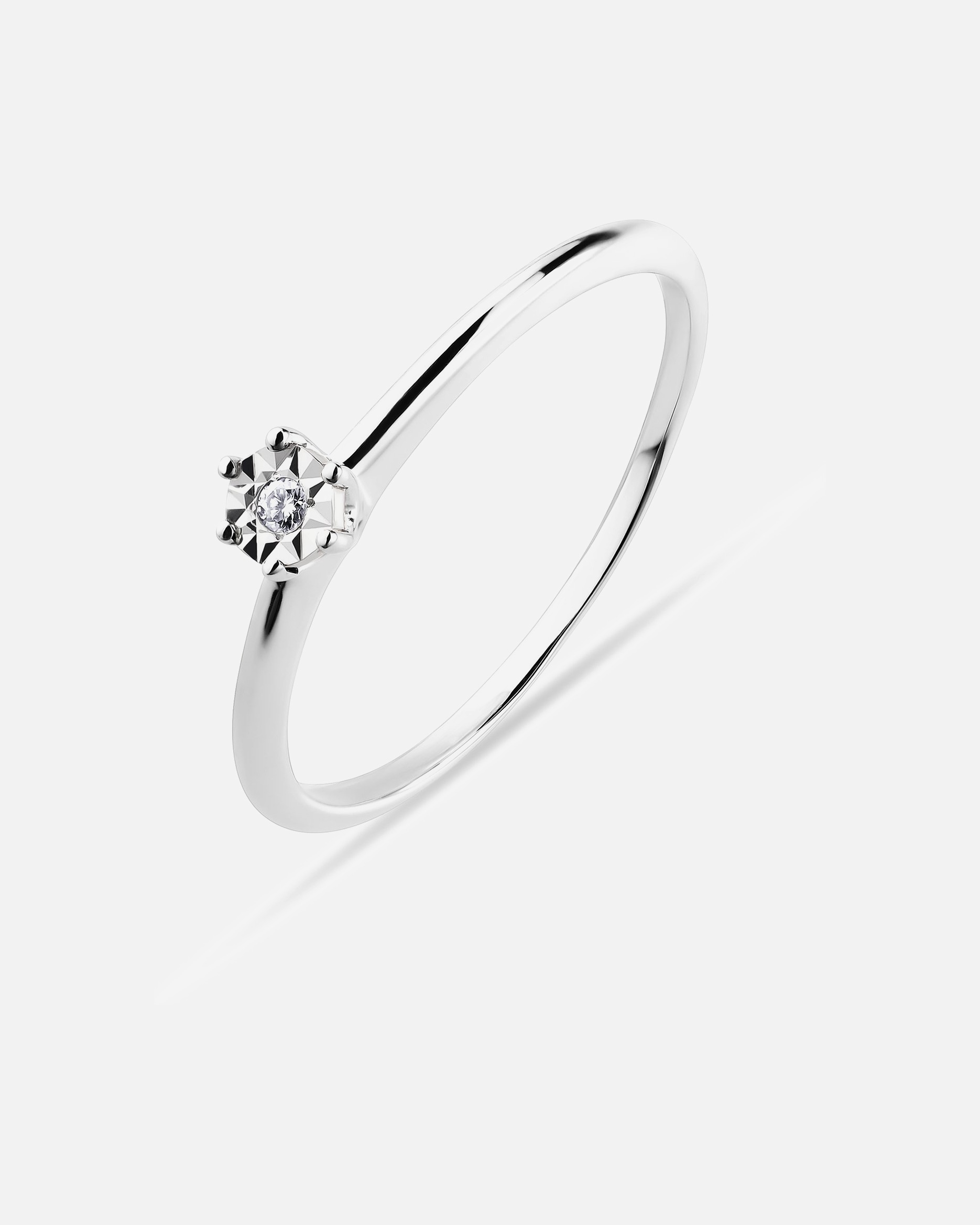 Ring für Weiblich CHRIST Damenring 375er Weißgold 52