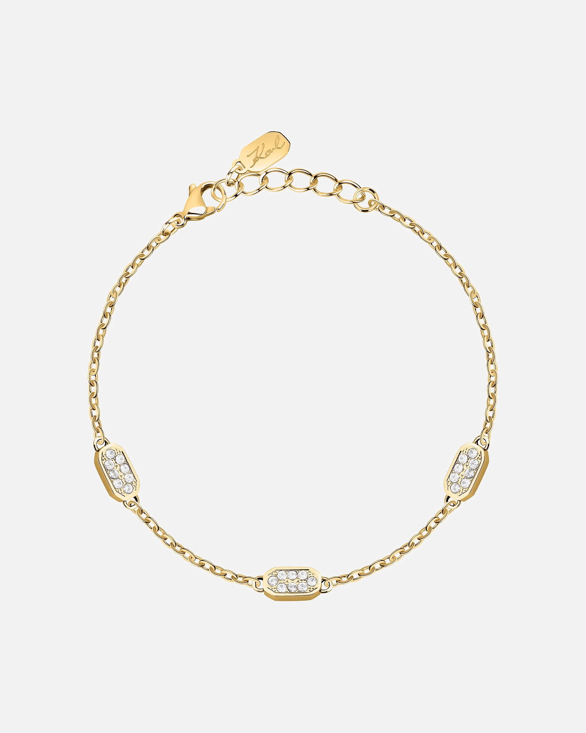 Armband für Weiblich Karl Lagerfeld Armband Edelstahl gelbgold