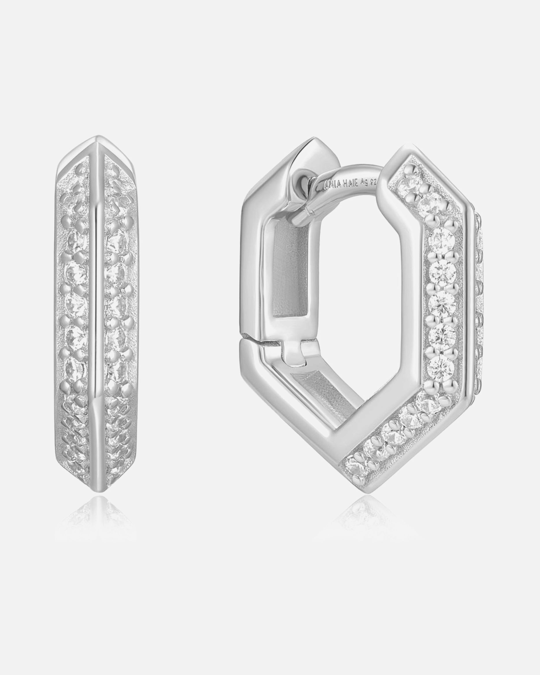Ohrringe für Weiblich Ania Haie Creolen 925er Silber silber