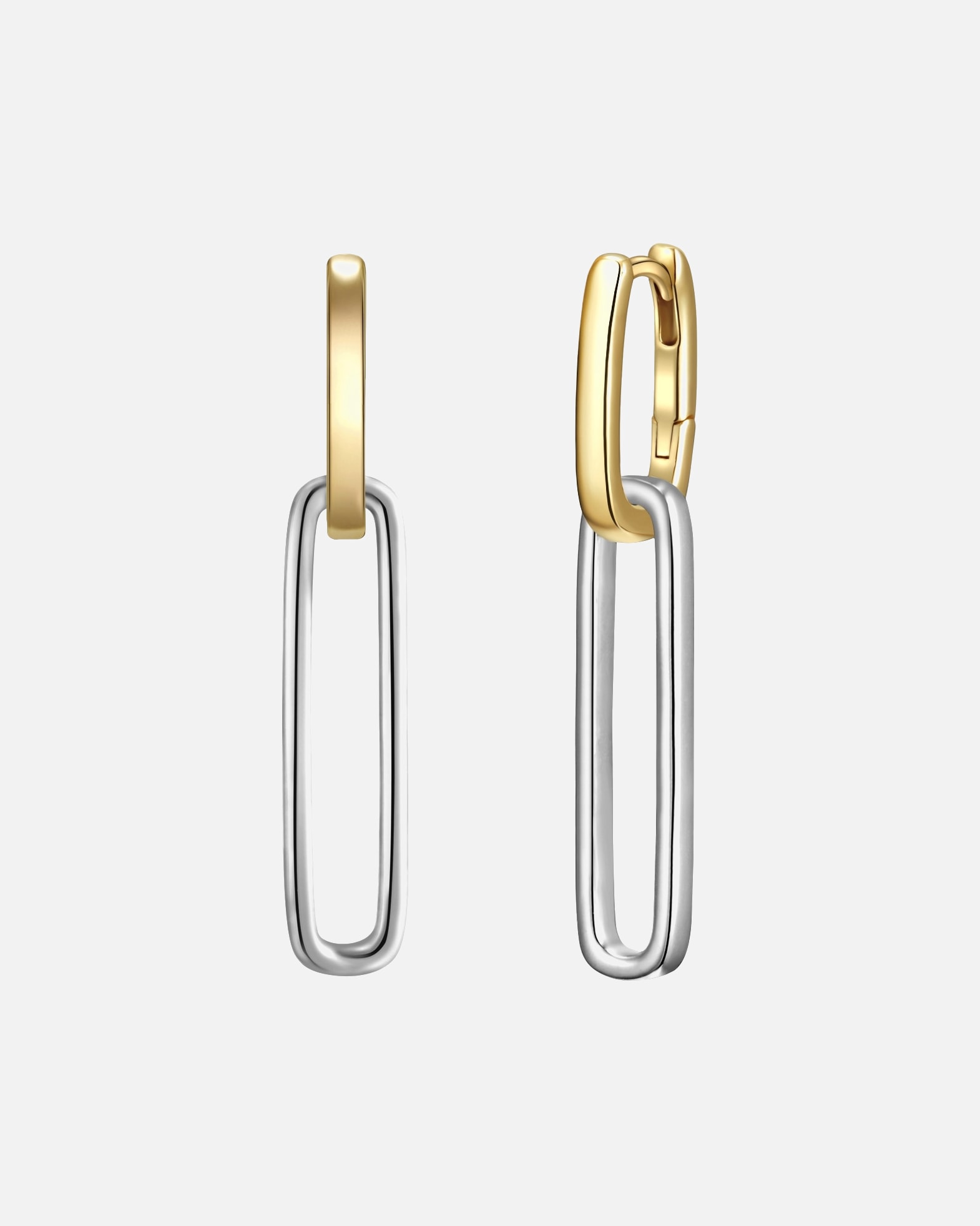 Creolen für Weiblich Glanzstücke München Creolen aus Sterling Silber in silber/gelbgold 1 Stück