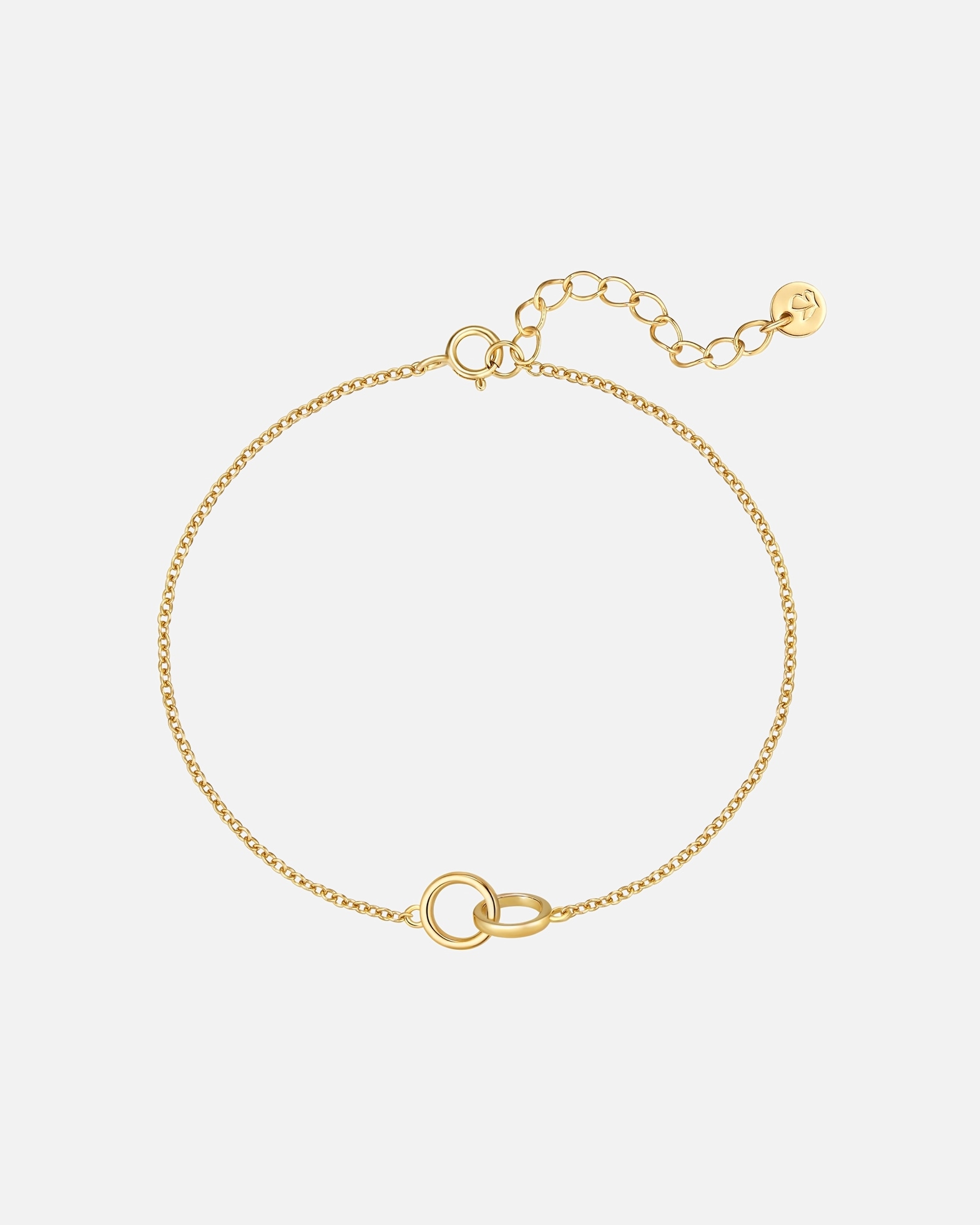 Armband für Weiblich Glanzstücke München Armband aus Sterling Silber in gelbgold 17,0 cm Basislänge + 3,0 cm Verlängerung