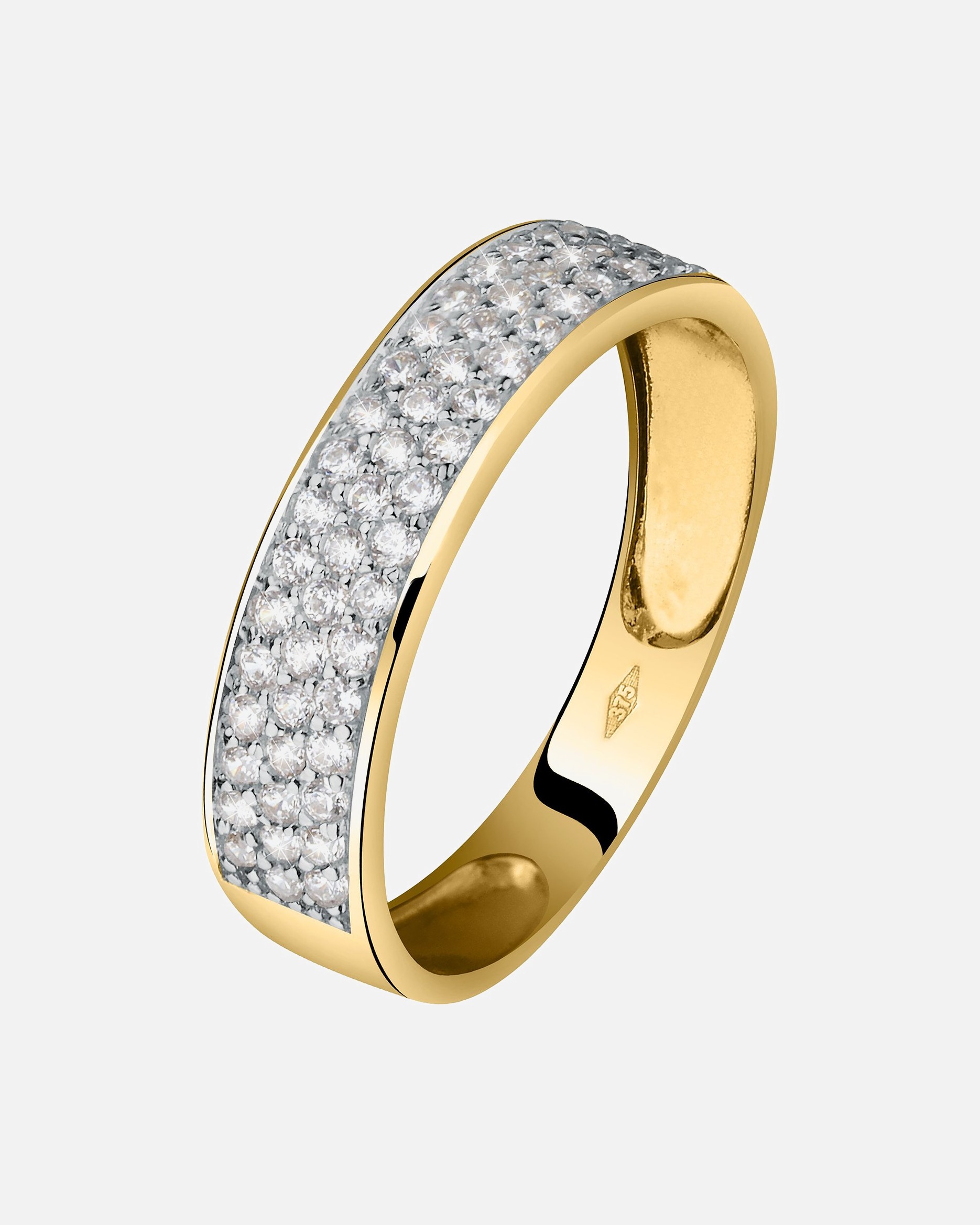 Ring für Weiblich CHRIST Damenring 375er Gelbgold 54