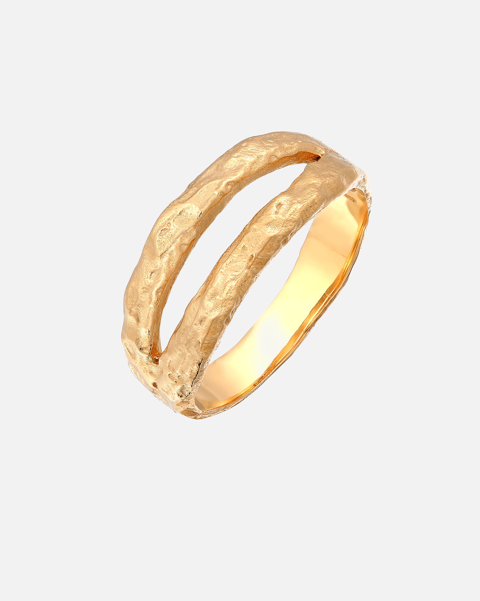 Ring für Männlich Haze & Glory Default Brand Line Bandring - Twin Oxid Finish 925 Silber 60
