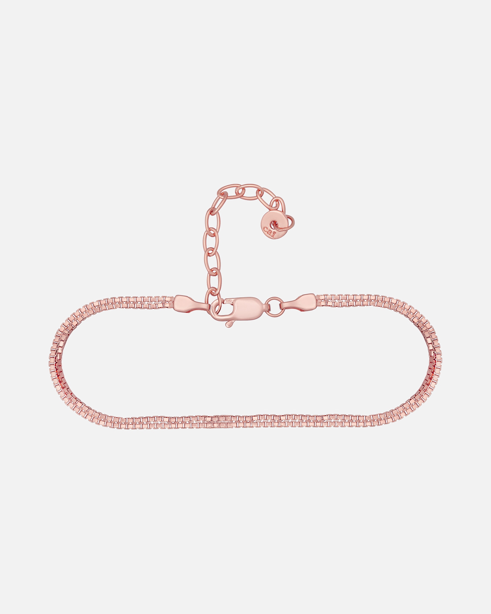 Kette für Weiblich caï Caï Damen-Fußkette 925er Silber Roségold Roségold 32016393 roségold