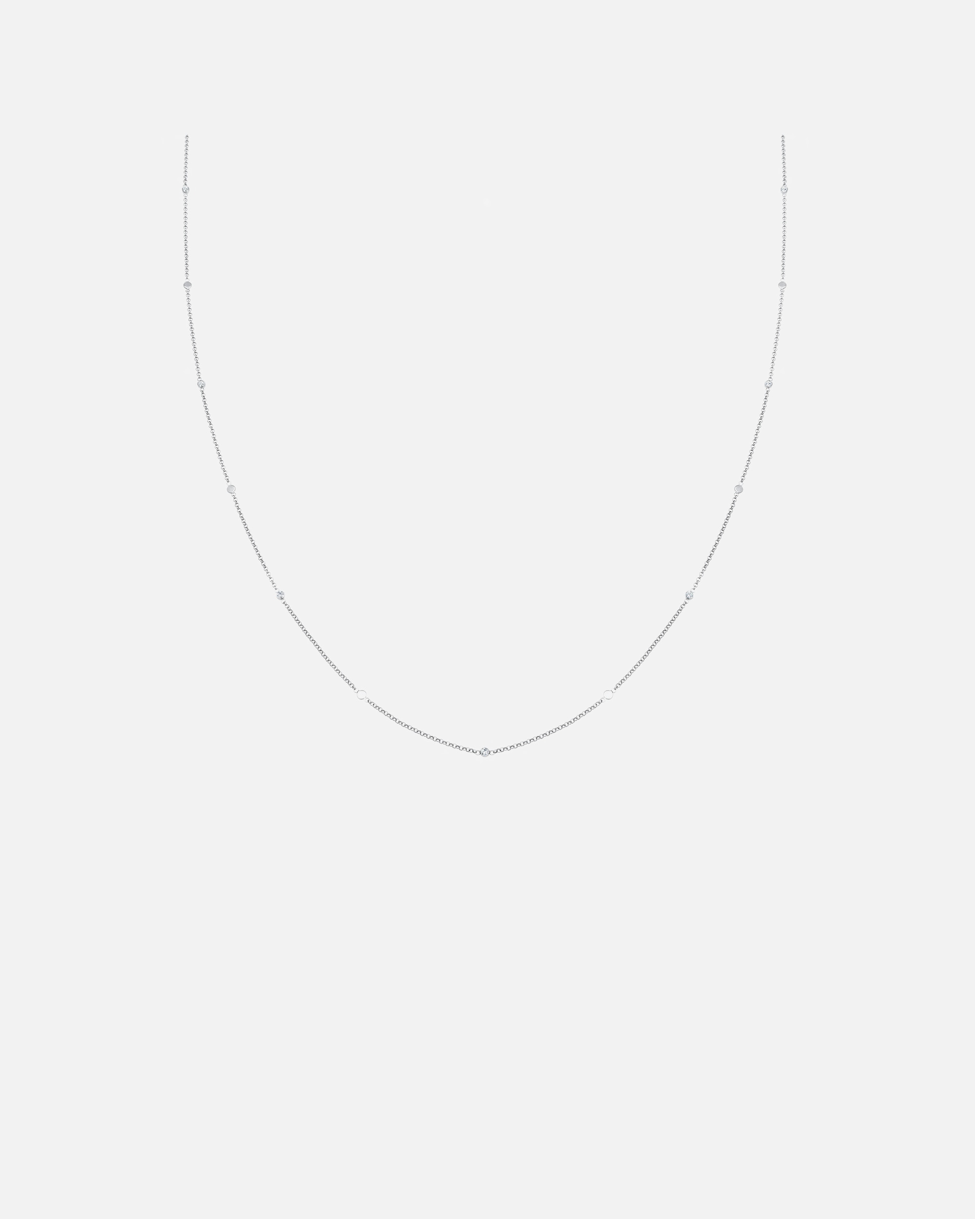 Halskette für Weiblich Elli Plättchen Modisch 925 Silber, mit Kristallen von Swarovski® 1 Stück