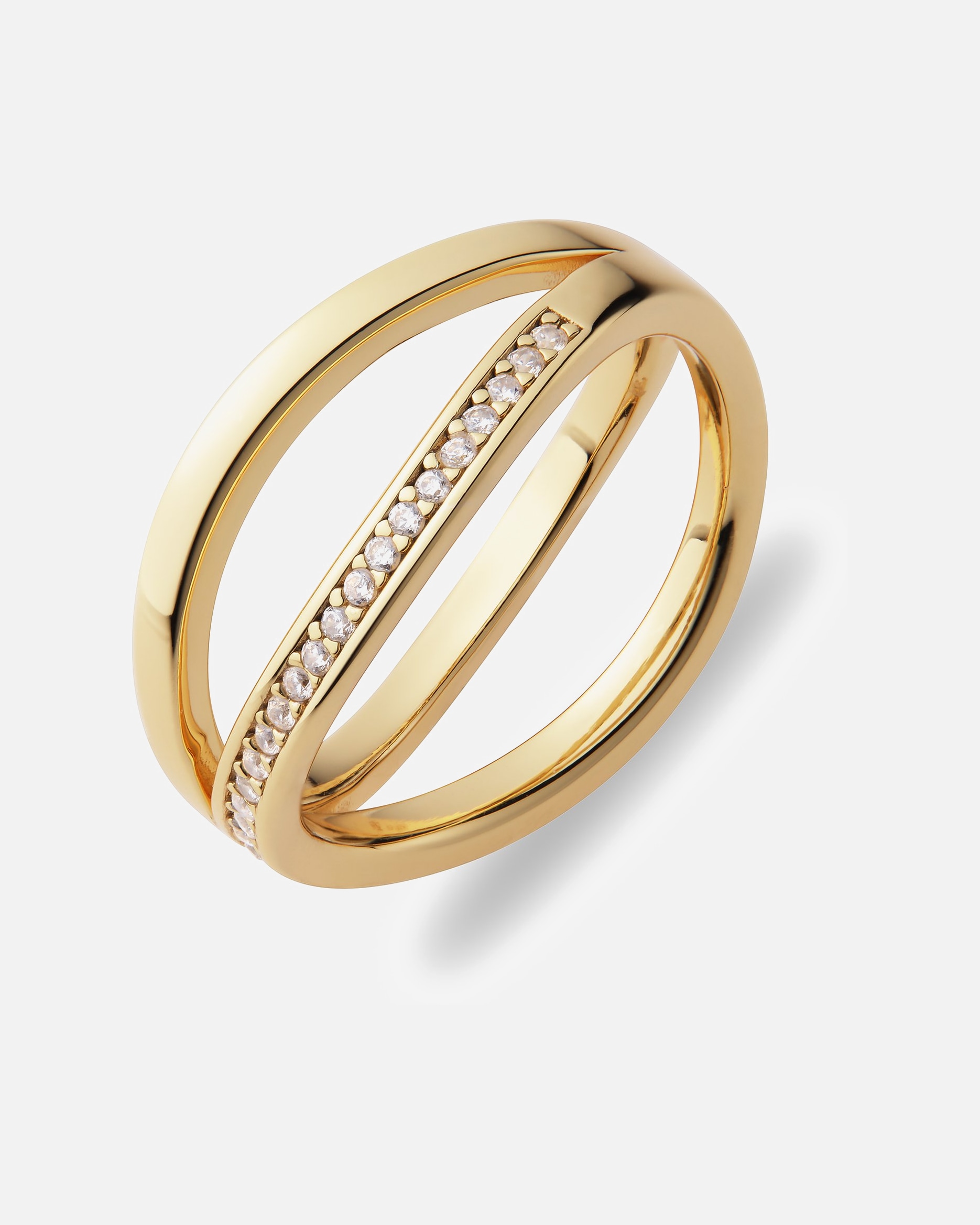 Ring für Weiblich Jette Damenring 925er Silber, recycelt 57