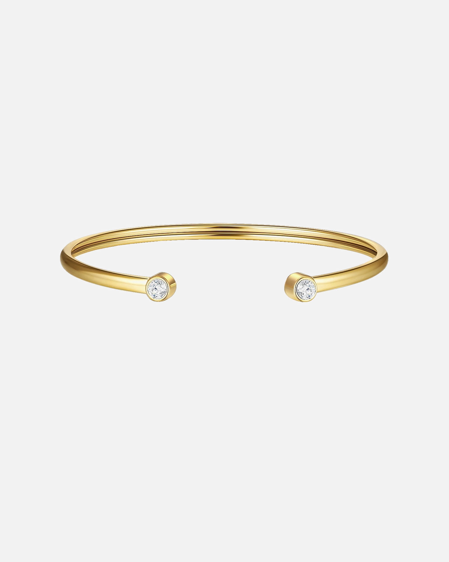 Armreif für Weiblich EASTSIDE Armreif Edelstahl Zirkonia in Gelbgold 1 Stück