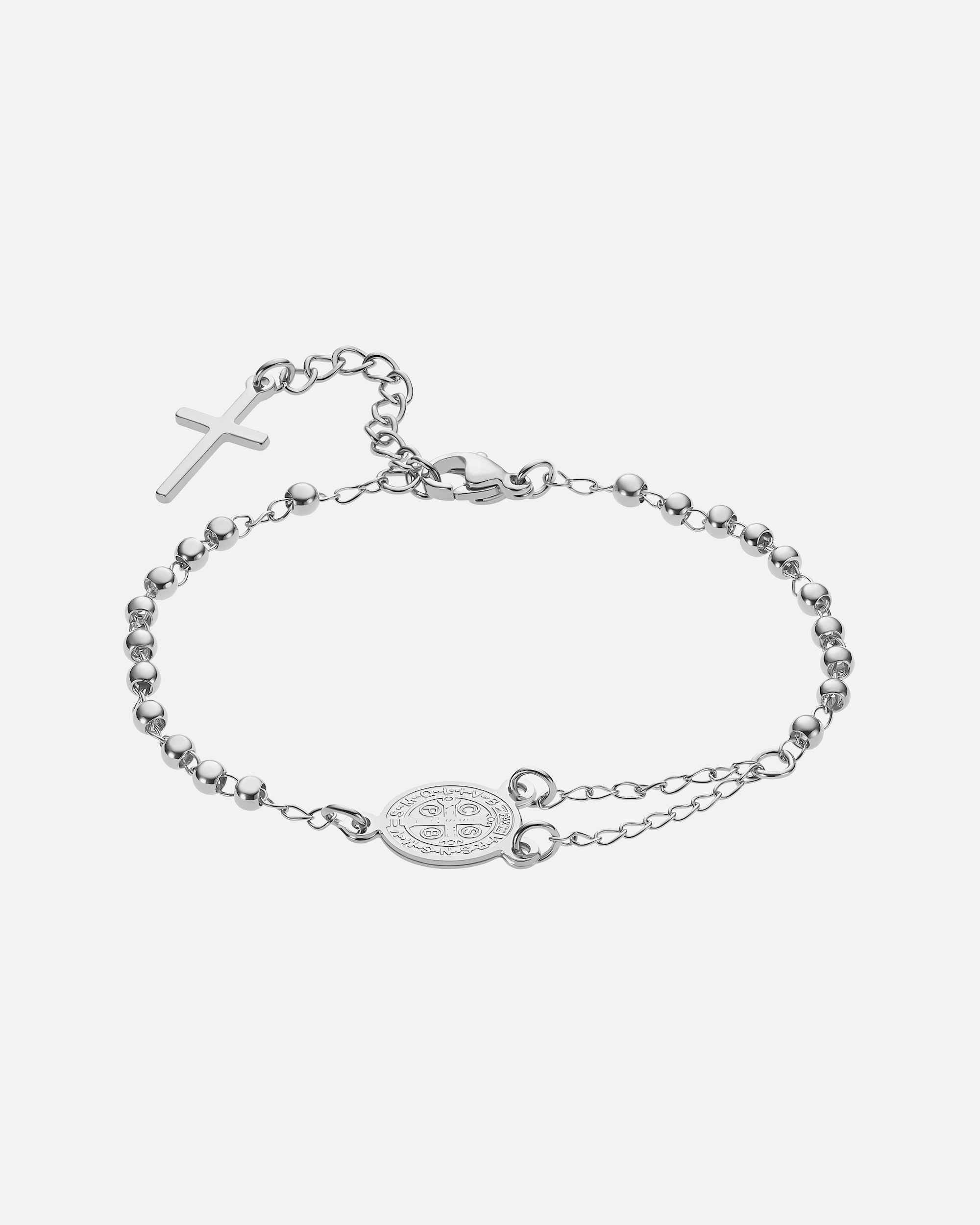 Armband für Männlich Heideman Armband Leo silberfarben poliert 1 Stück