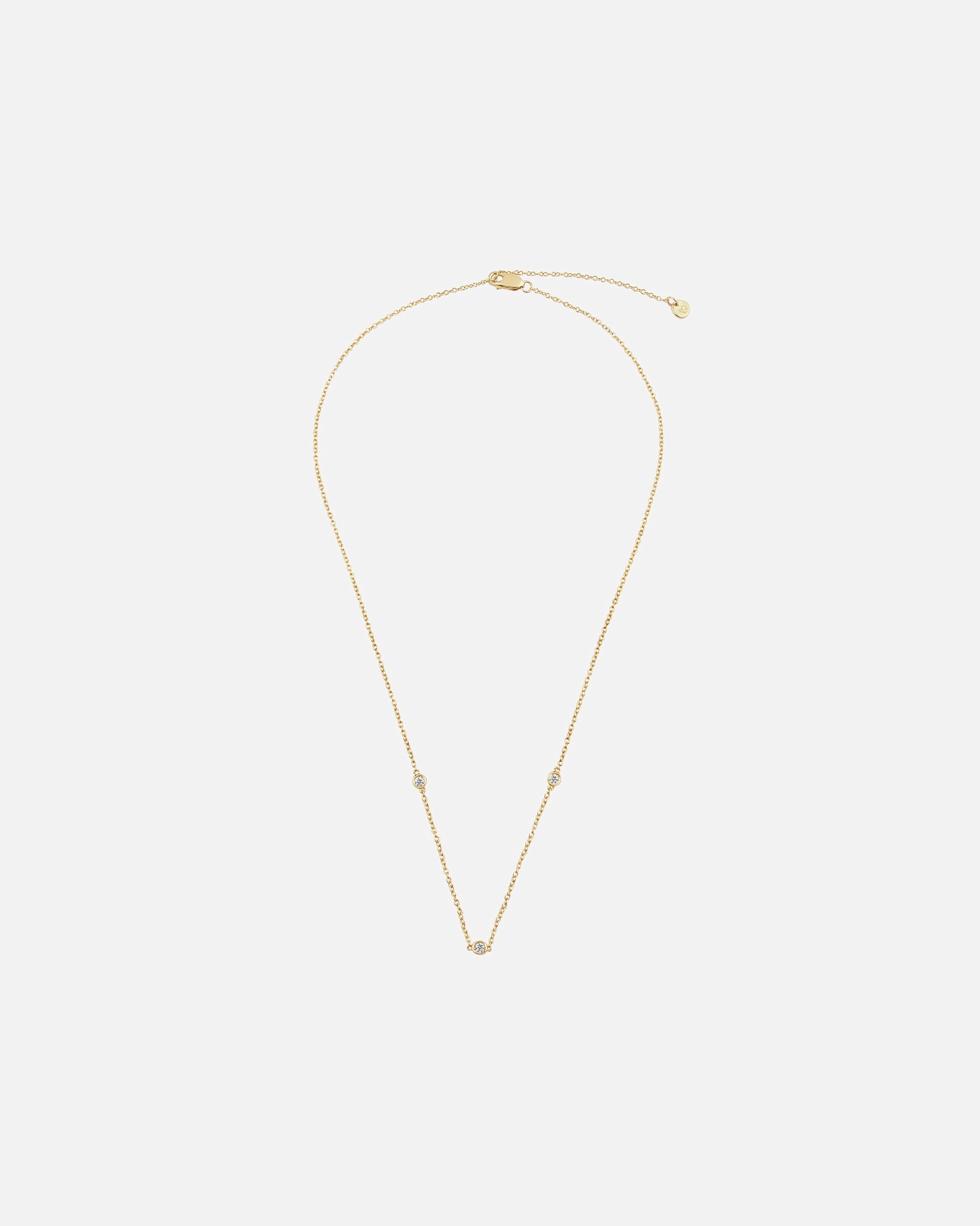 Halskette für Weiblich Glanzstücke München Halskette aus Sterling Silber in gelbgold mit Topas 40,0 cm Basislänge + 5,0 cm Verlängerung