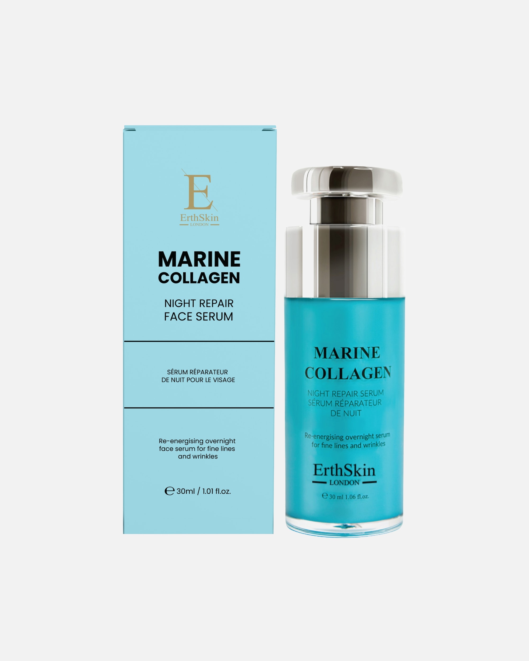Kollagenserum für Weiblich ErthSkin London Marine Collagen Night Repair Serum 1 Stück