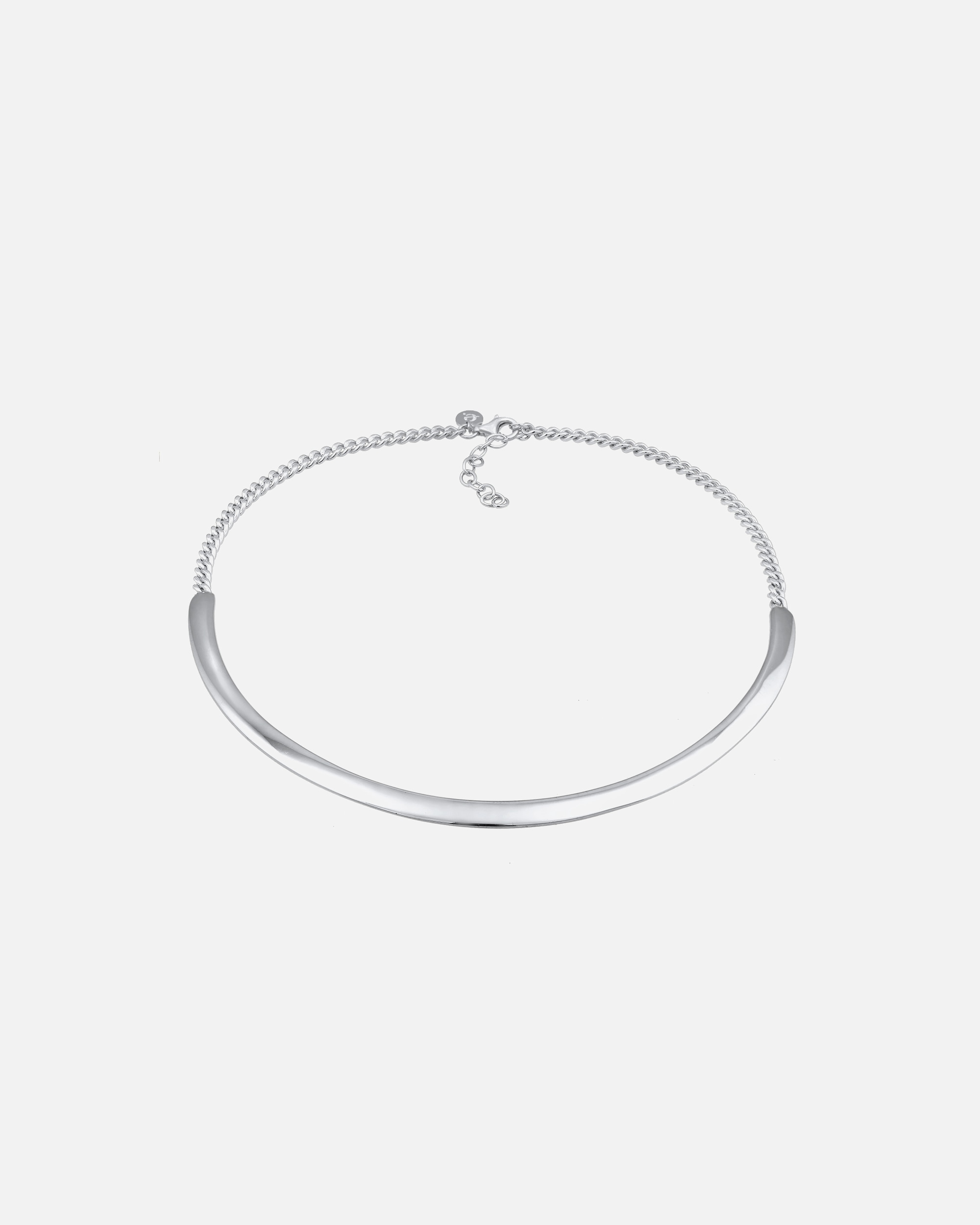 Halskette für Weiblich Elli PREMIUM Halsreif Cuff Basic It-Piece Blogger 925er Silber rhodiniert 1 Stück