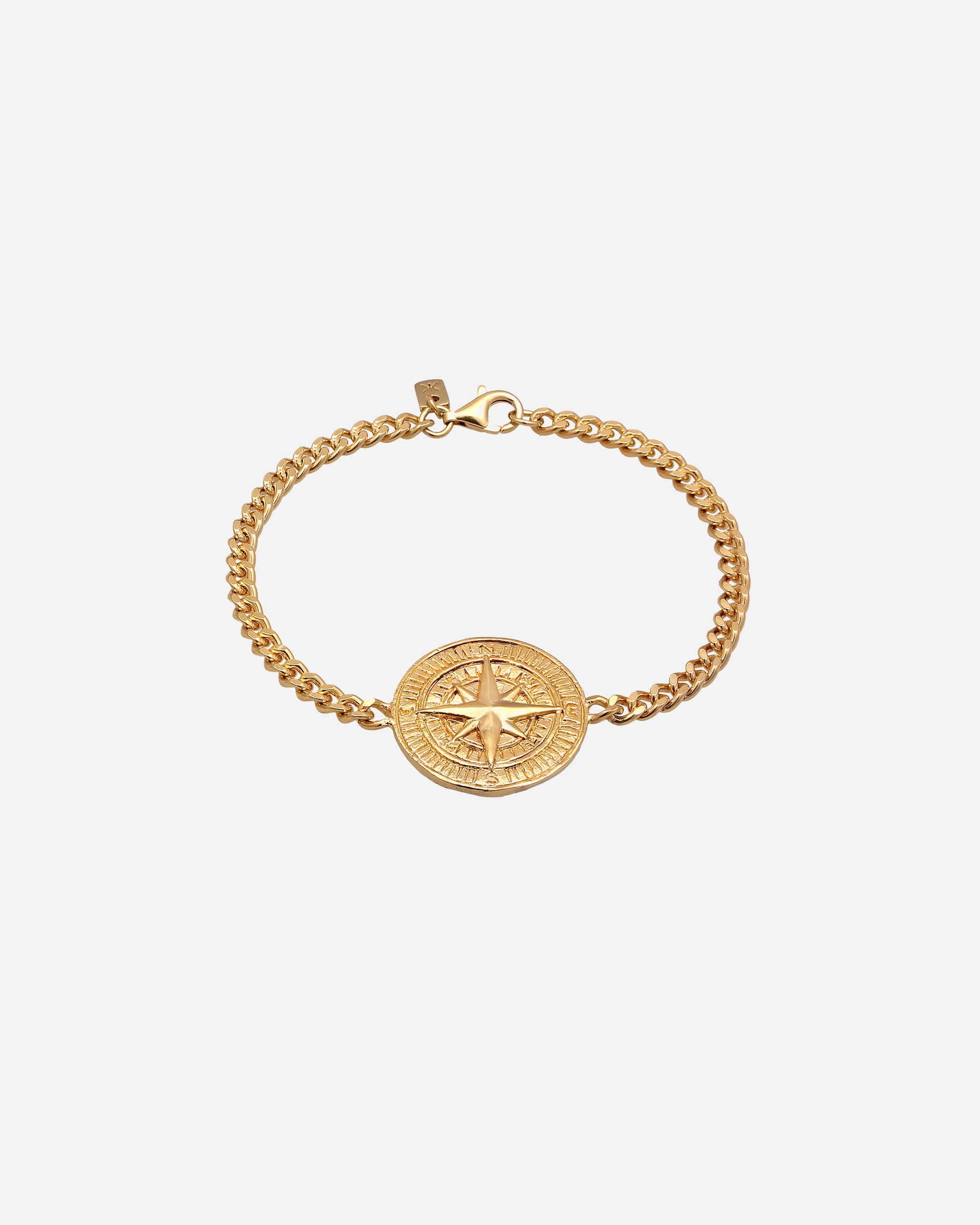 Armband für Männlich KUZZOI Kompass Maritim Maskulin Massiv 925 Silber 1 Stück