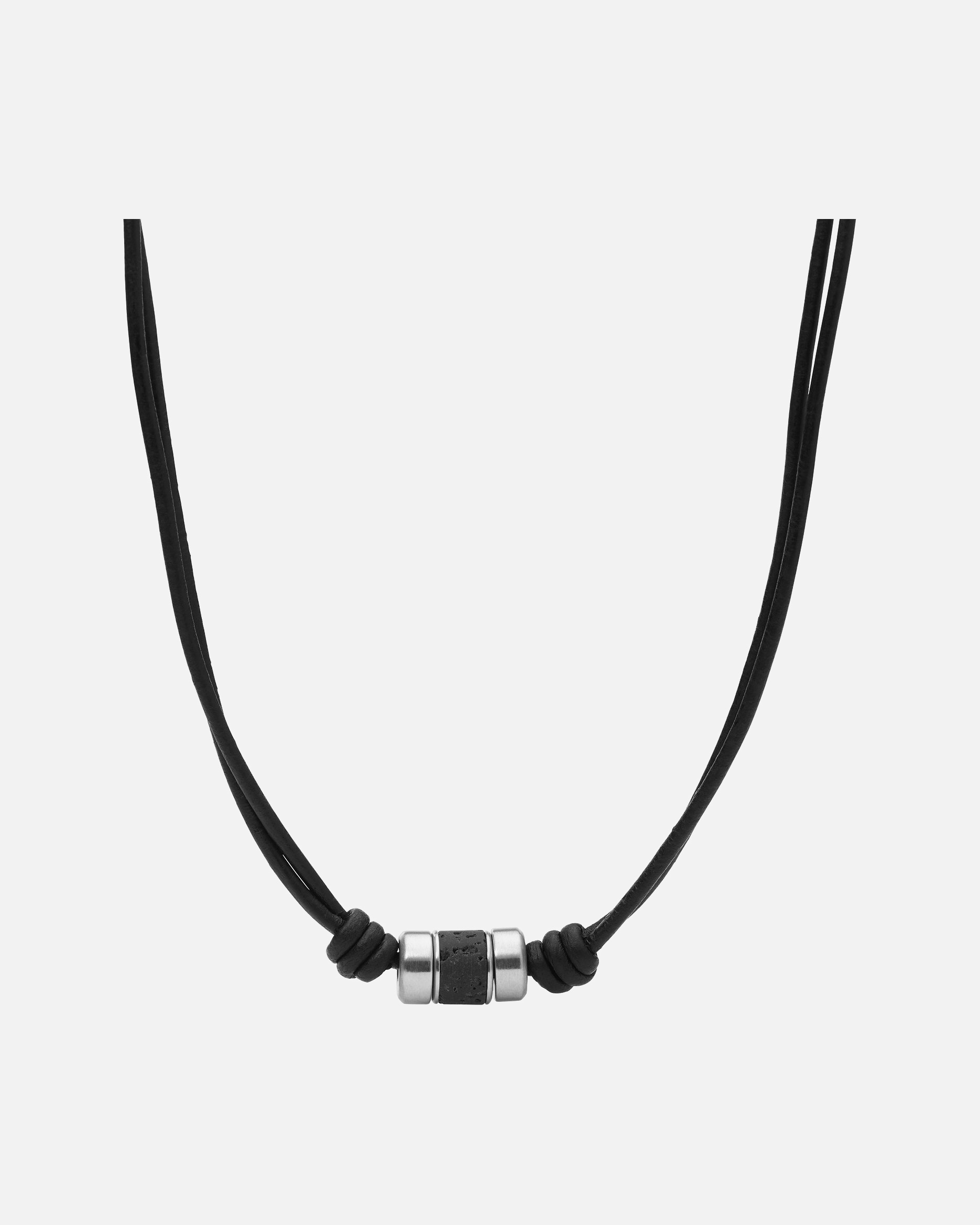 Halskette für Männlich Fossil Fossil Mens Dress Kette Schwarz,Silber