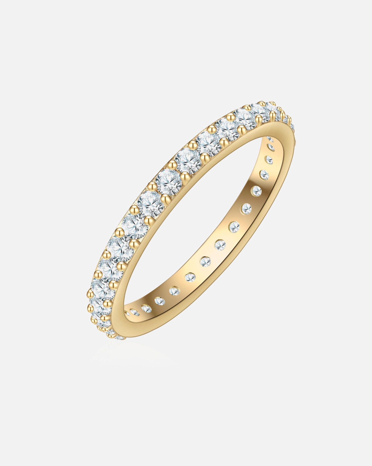 Ring für Weiblich Glanzstücke München Ring aus Sterling Silber in gelbgold 54