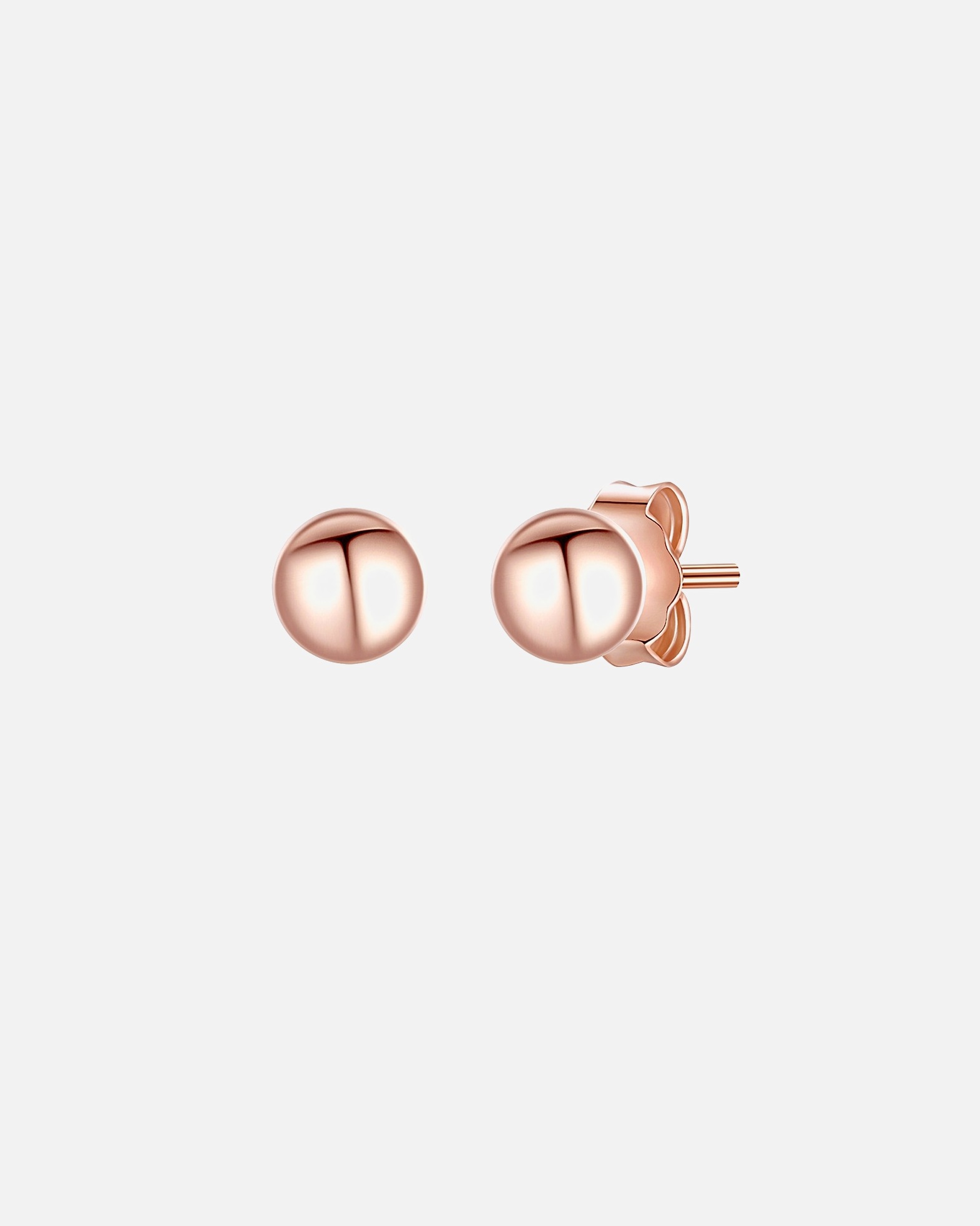 Ohrringe für Weiblich Glanzstücke München Ohrstecker Sterling Silber in Roségold 1 Stück