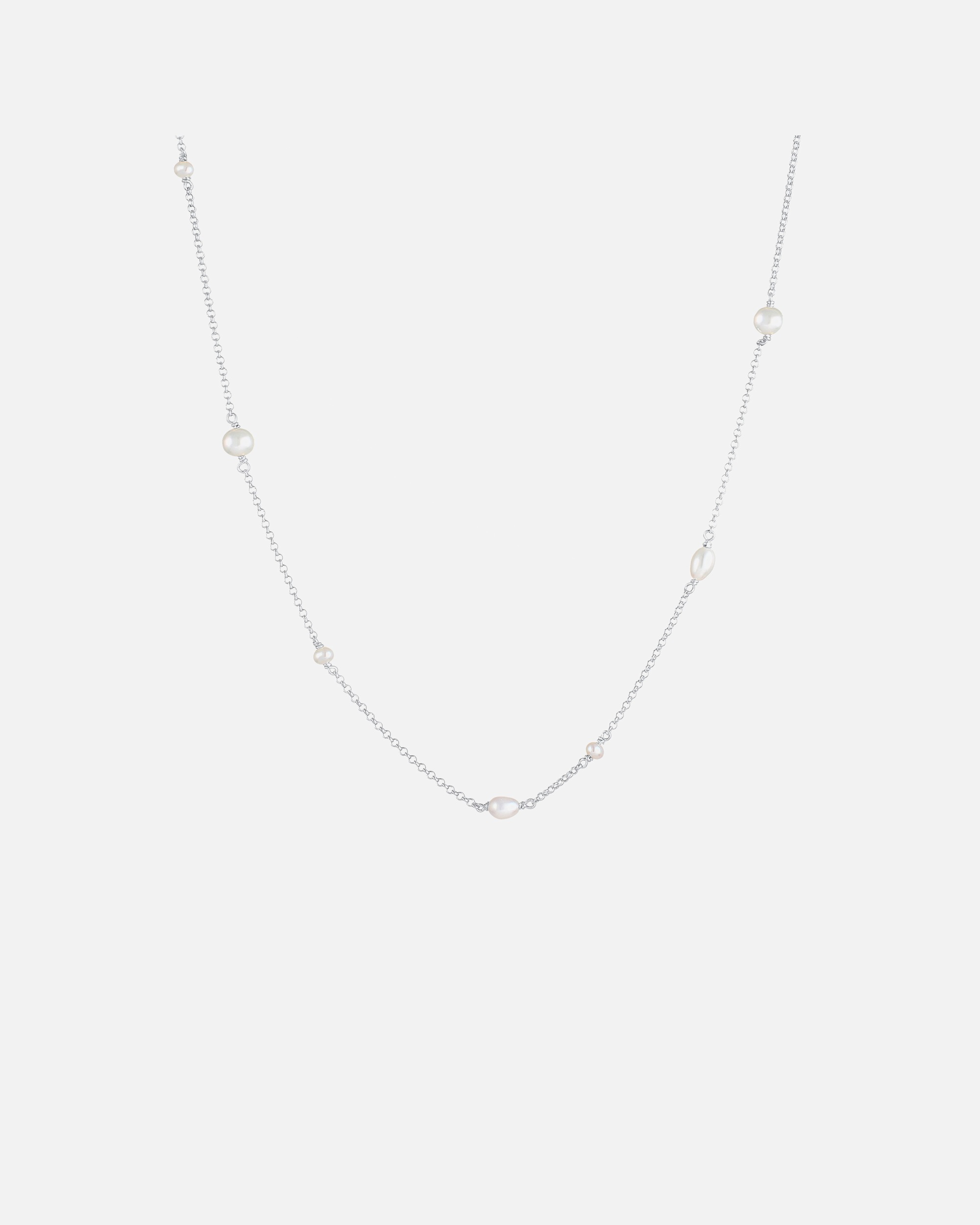 Halskette für Weiblich Elli Elegant Basic Süsswasserzuchtperlen 925 Silber 1 Stück