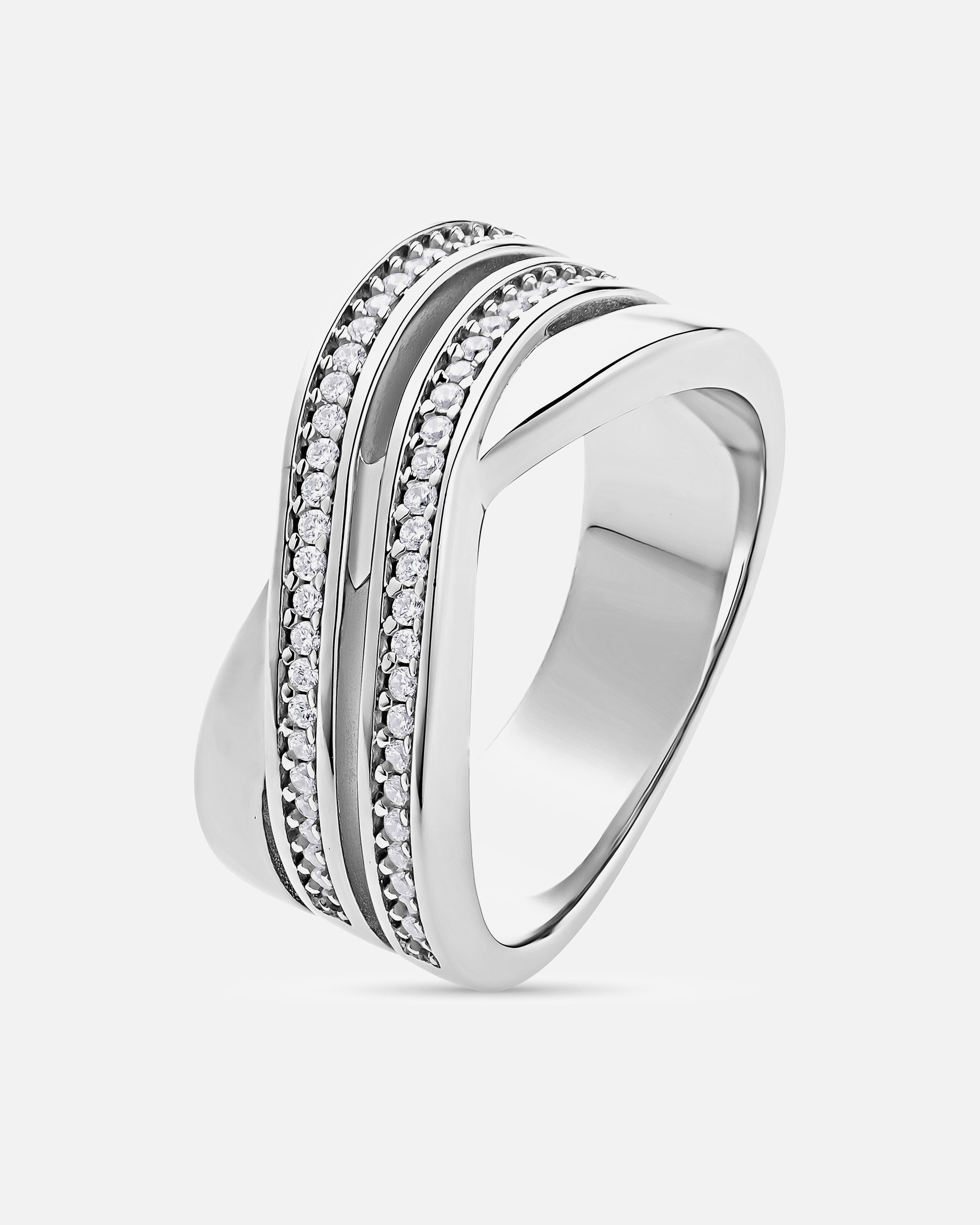 Ring für Weiblich Jette Damenring 925er Silber 51