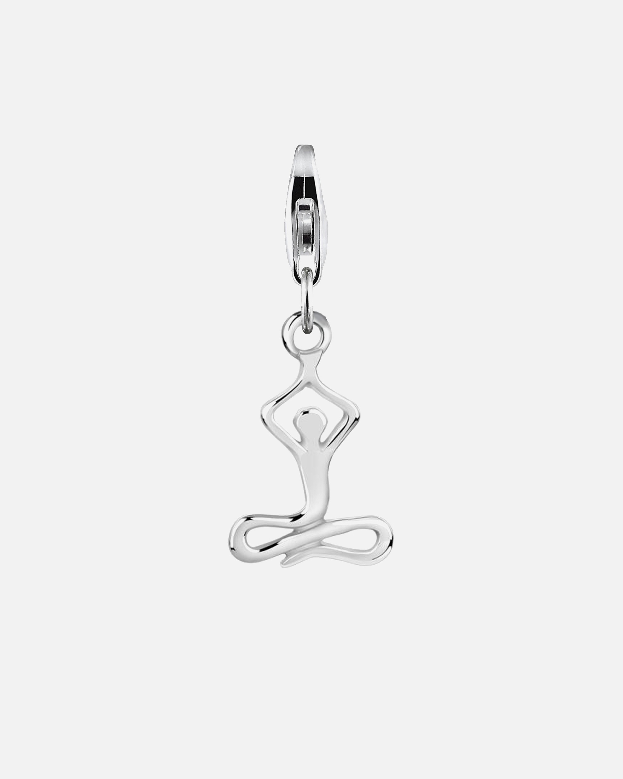 Schmuckanhänger für Weiblich Nenalina Yoga Symbol Anhänger 925 Silber 1 Stück