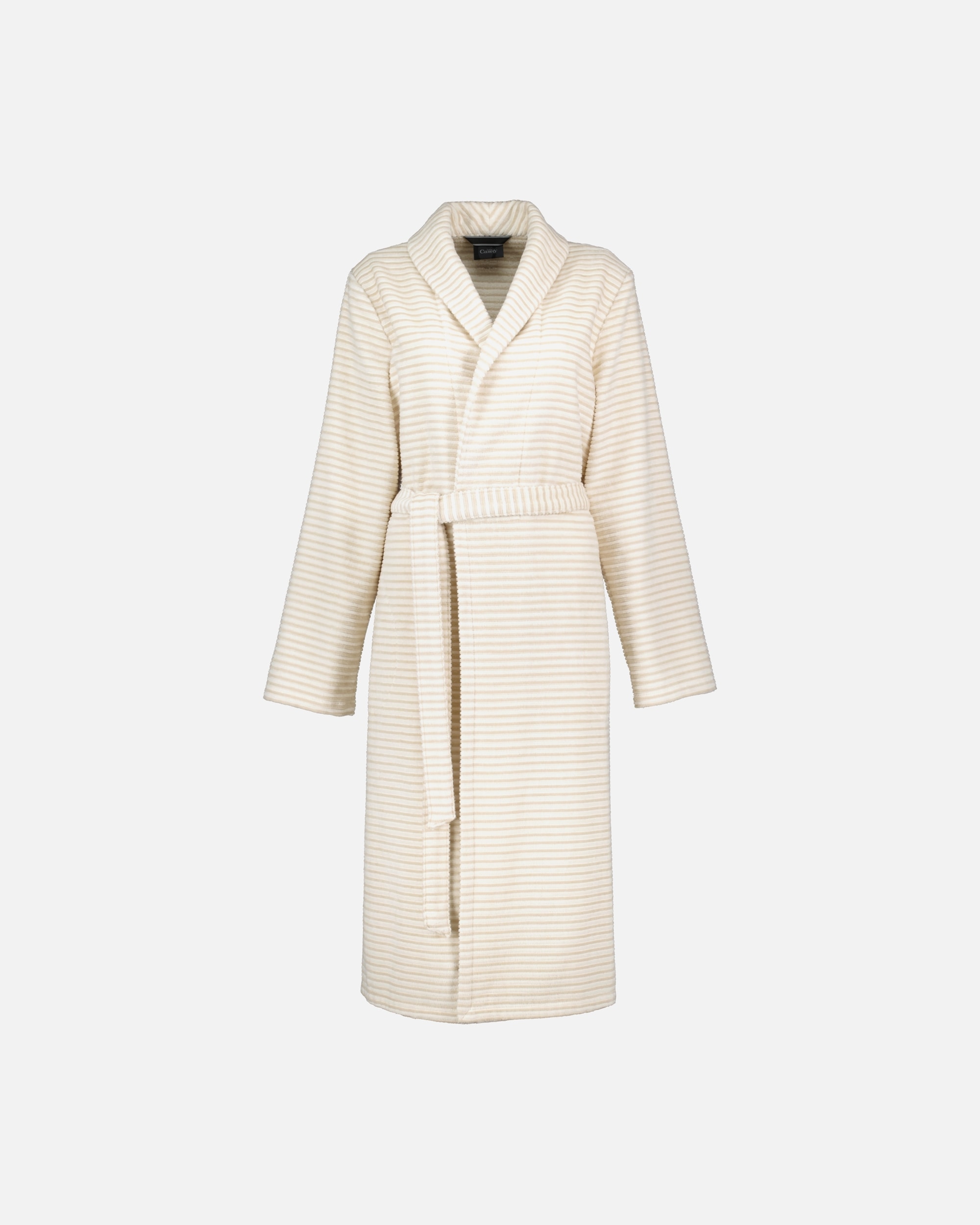 Bademantel für Weiblich Cawö Cawö Bademäntel Damen Schalkragen Schalkragen 5316 beige - 33 1 Stück