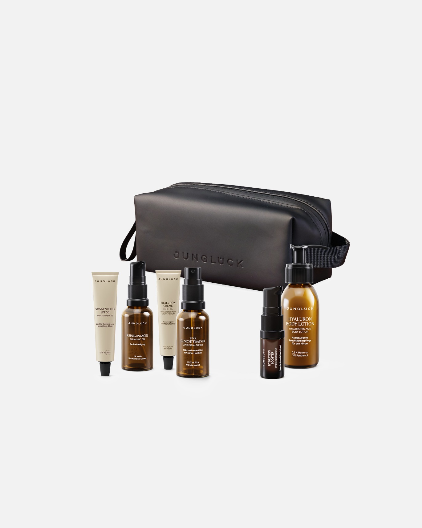 Gesichtspflegeset für Unisex Junglück Travel Set Essentials - Geschenkset 1 Stück