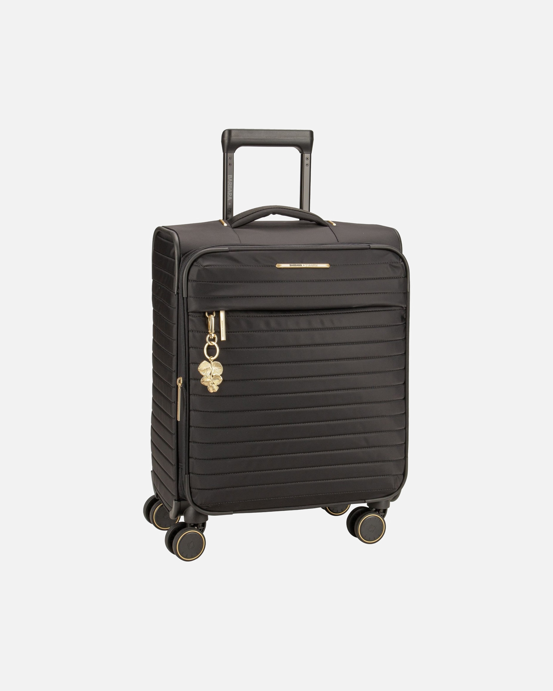 Trolley für Weiblich Travelite Trolley Barbara Stepp 4W Trolley S Exp Black
