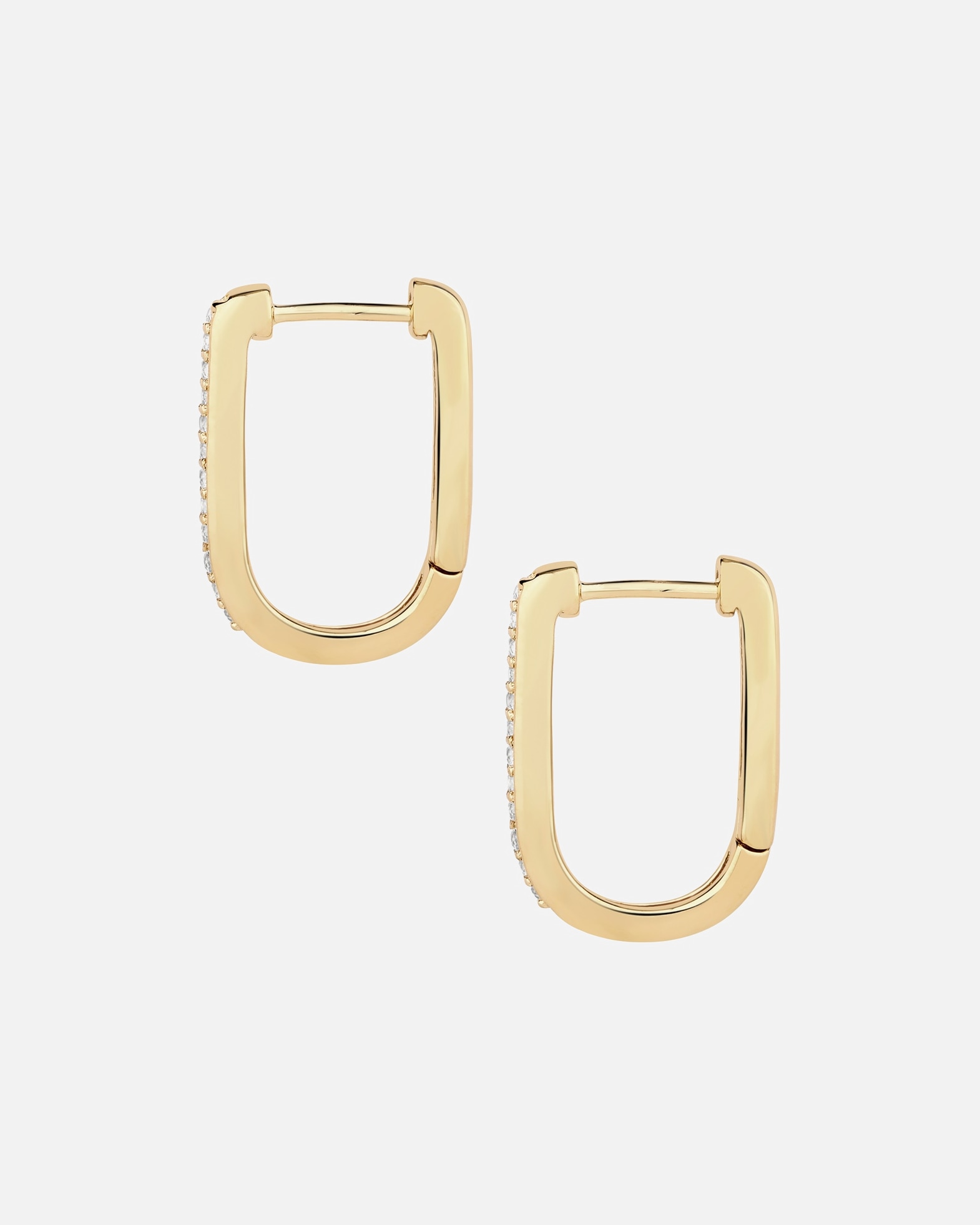 Creolen für Weiblich Glanzstücke München Creolen aus Sterling Silber in gelbgold mit Topas 16,0 mm