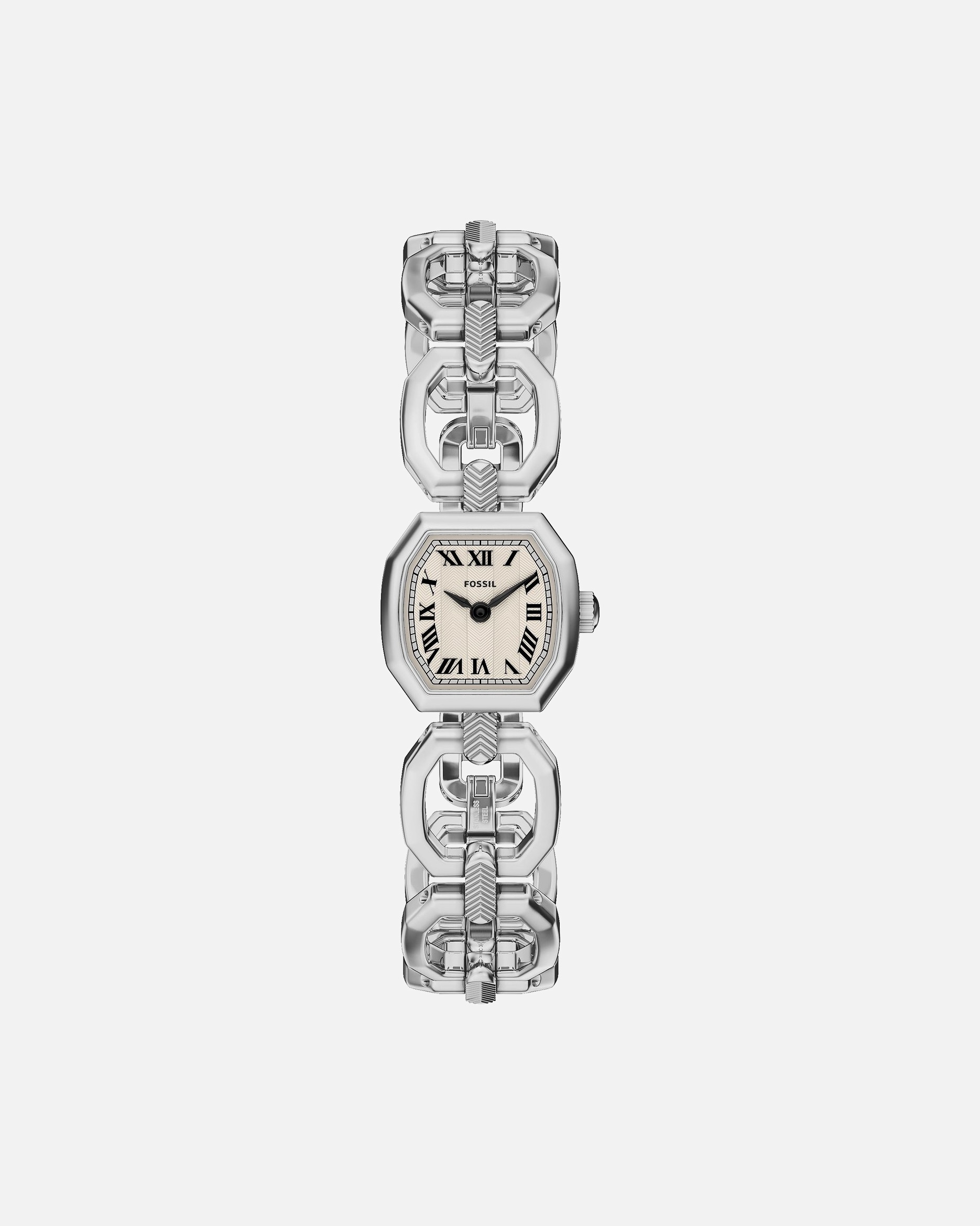 Uhr für Weiblich Fossil Damenuhr Edelstahl silber