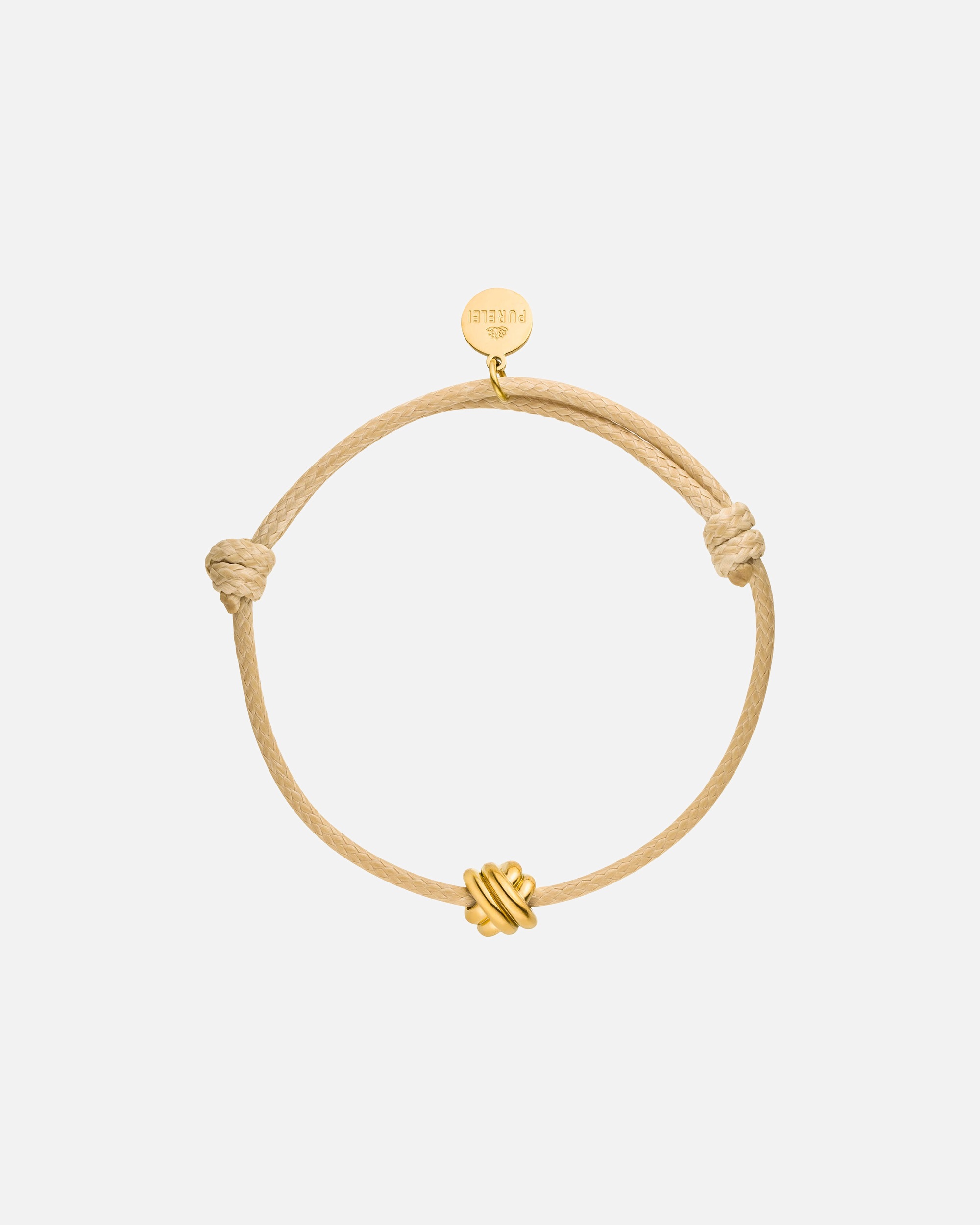 Armband für Weiblich Purelei Knot Armband 100% Edelstahl Gold