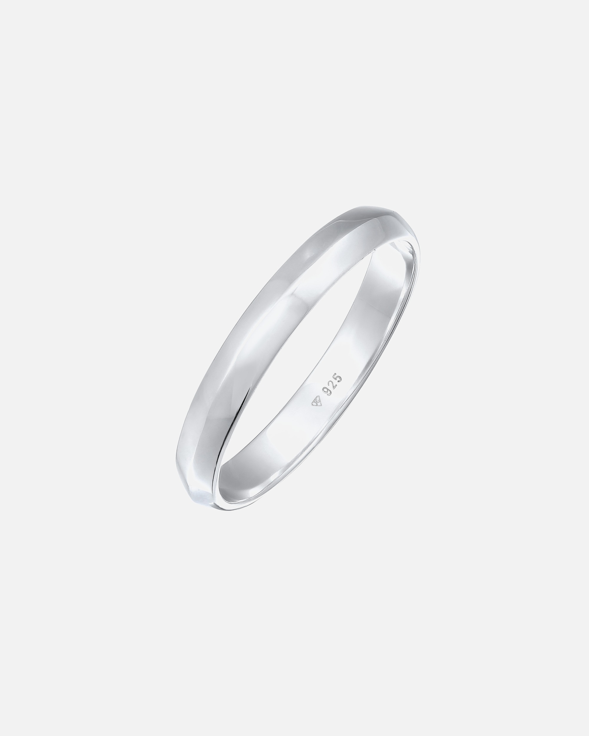 Ring für Weiblich Elli Paaring Basic Trend Stapelring 925 Silber 58