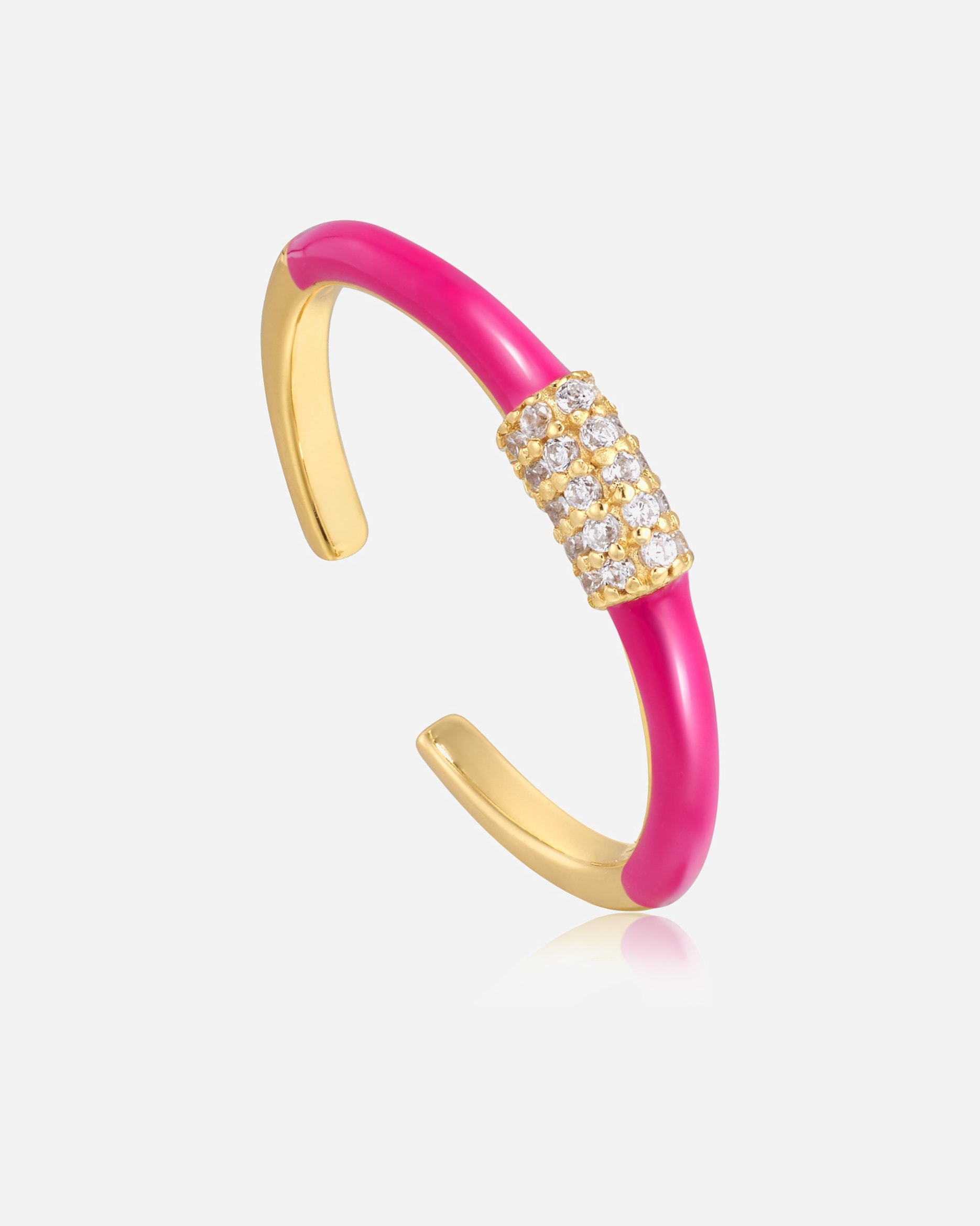 Ring für Weiblich Ania Haie Damenring 925er Silber pink