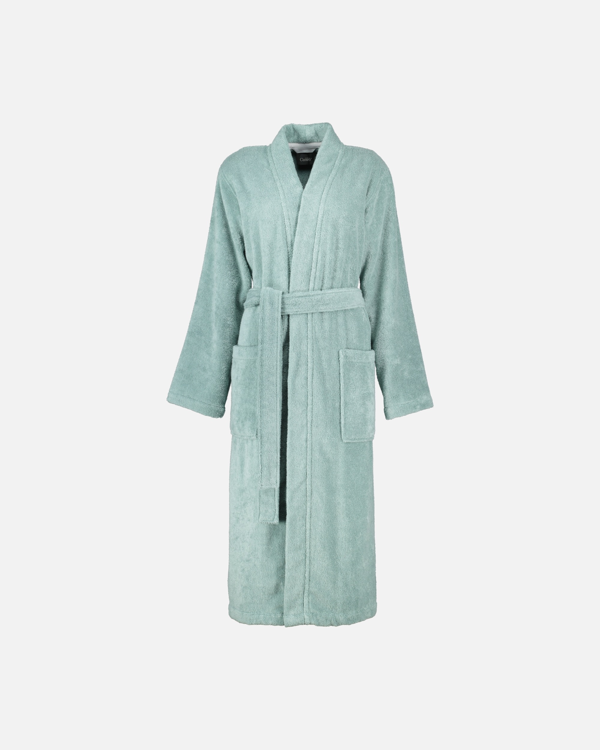 Bademantel für Unisex Cawö Cawö Bademäntel Damen Kimono Luxury Basics Kimono 826 fjord - 47 1 Stück