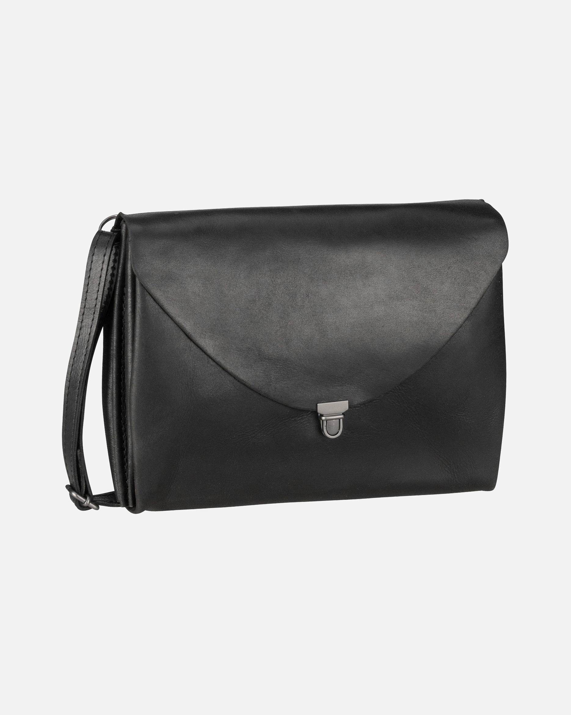 Umhängetasche für Weiblich Harold's Bodybag Fold Handbag Clutch L FO3 Schwarz