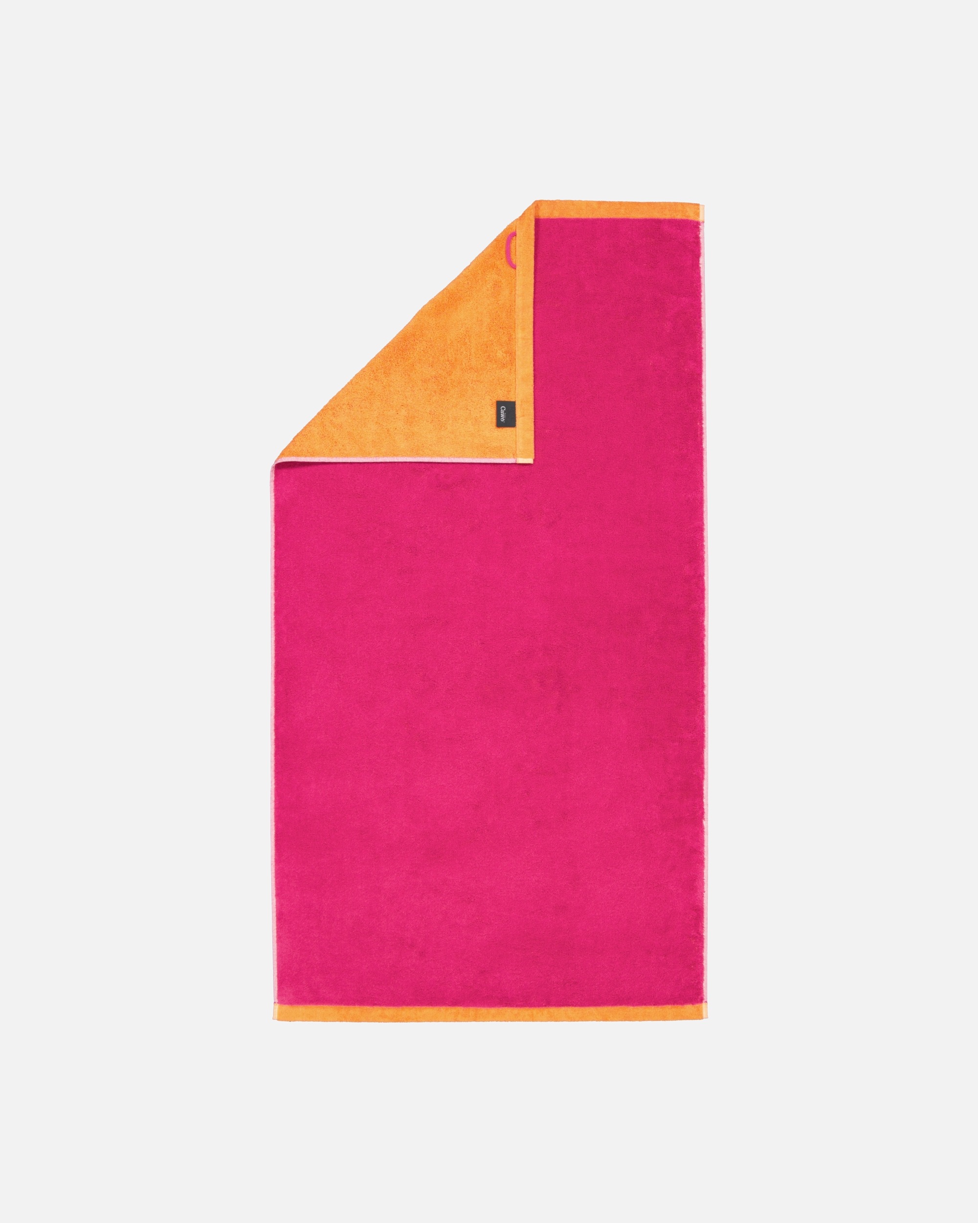 Handtuch für Unisex Cawö Cawö Handtücher Lifestyle Splash 7071 pink/mandarine - 23 Duschtuch 70x140 cm