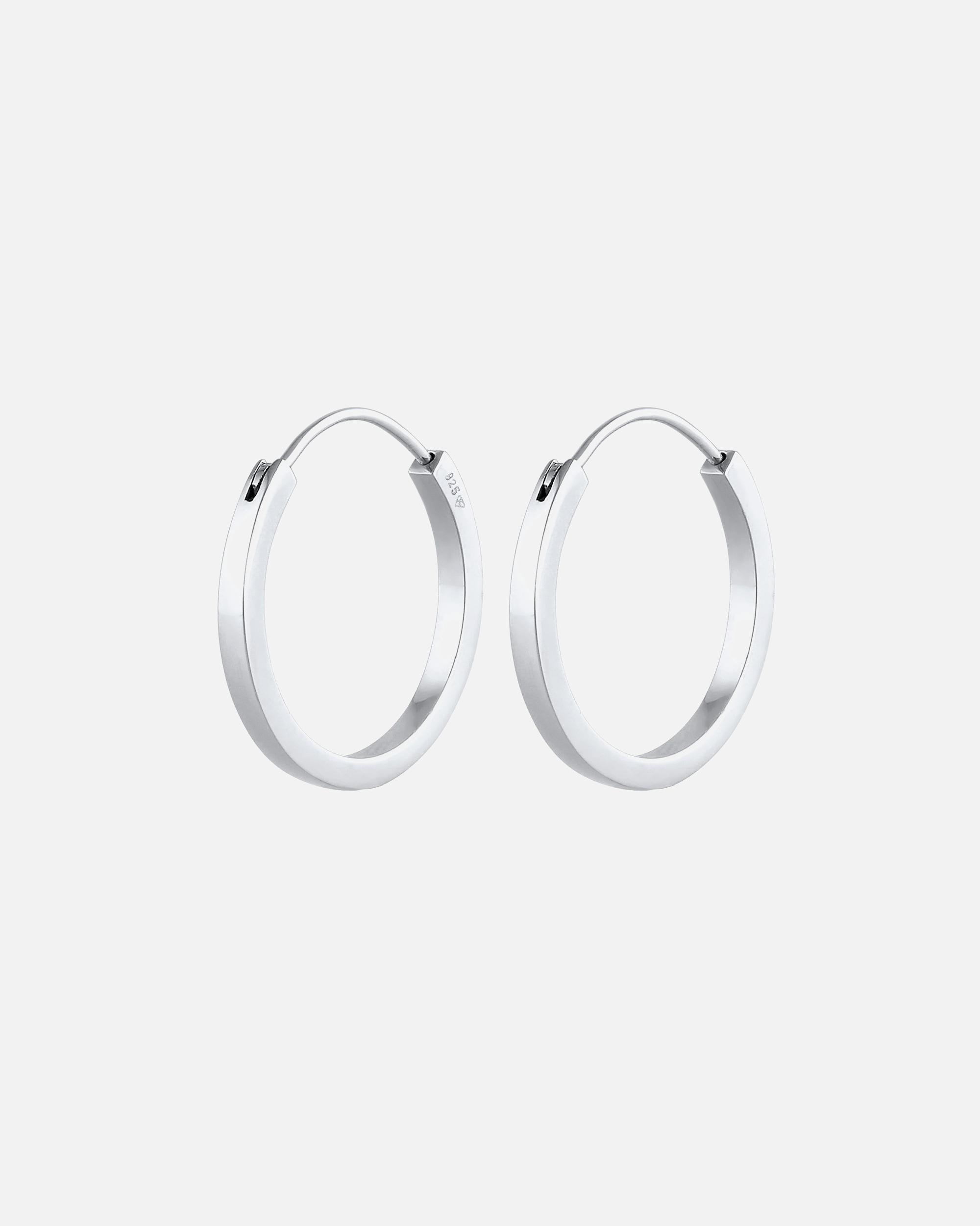 Ohrringe für Weiblich Elli PREMIUM Elli PREMIUM Ohrringe Elli Creolen Basic 925 Silber vergoldet 1 Stück