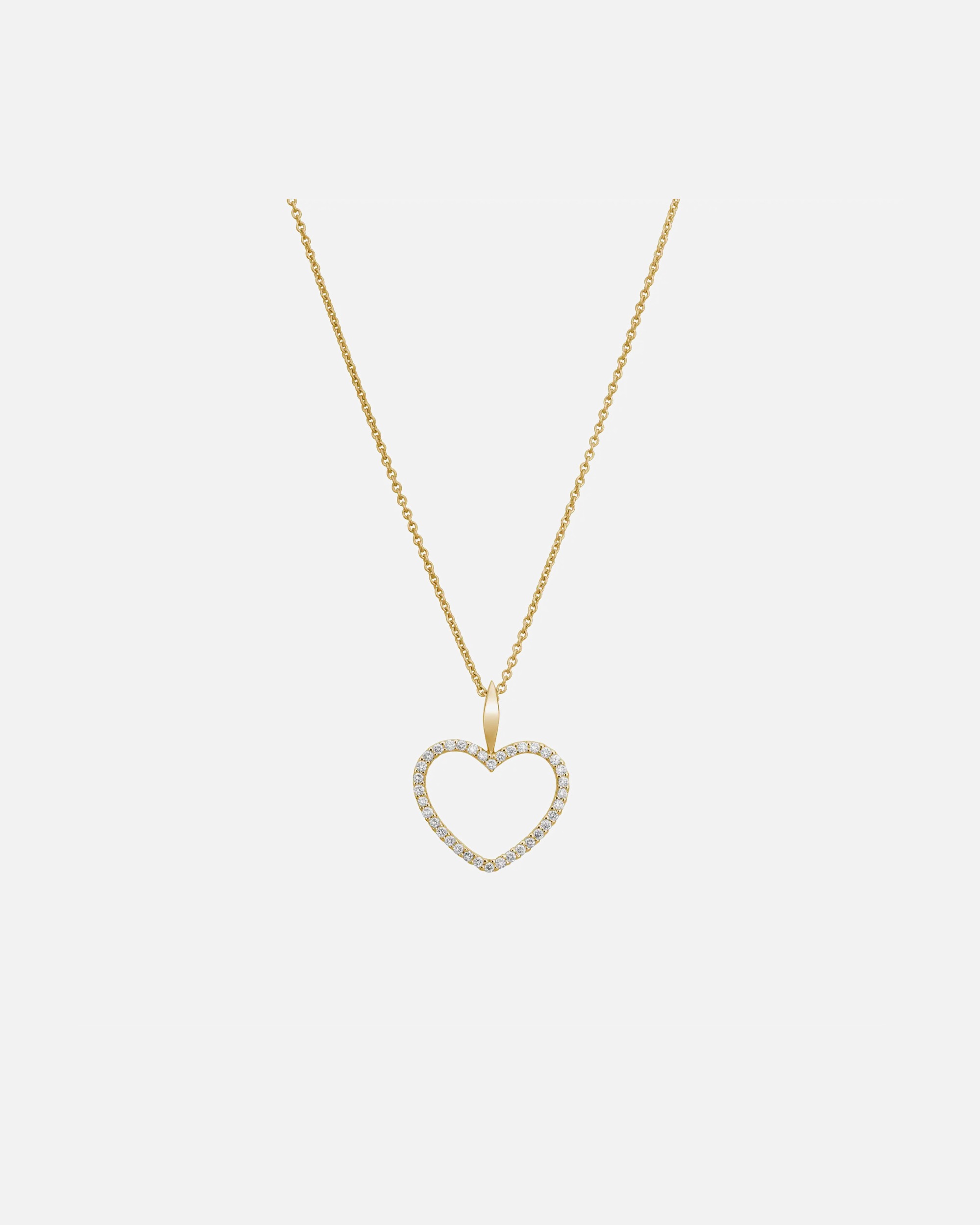 Halskette für Weiblich Lyomi Default Brand Line Anhänger mit Kette 585/- Gold Diamant Lab Grown weiß 0,24ct. gelb vergoldet