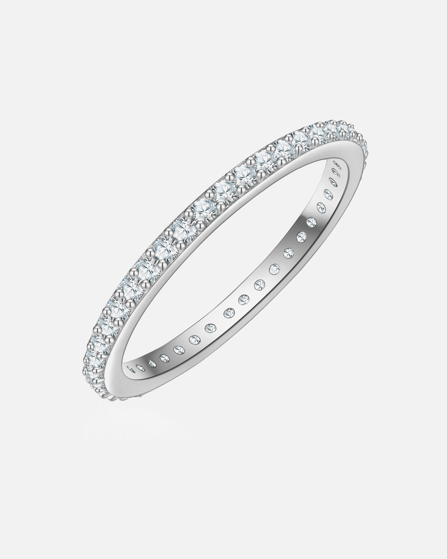 Ring für Weiblich Glanzstücke München Ring aus Sterling Silber in silber 52