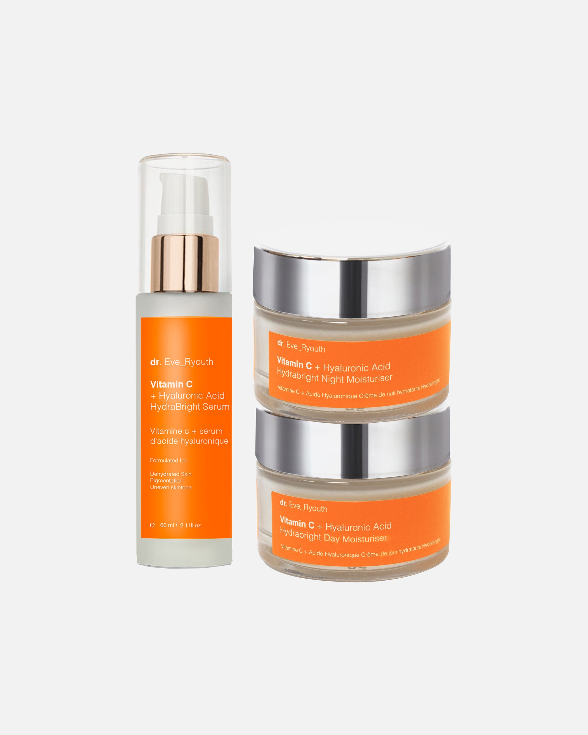 Gesichtspflegeset für Weiblich Hydrabright Serum Duo 1 Stück