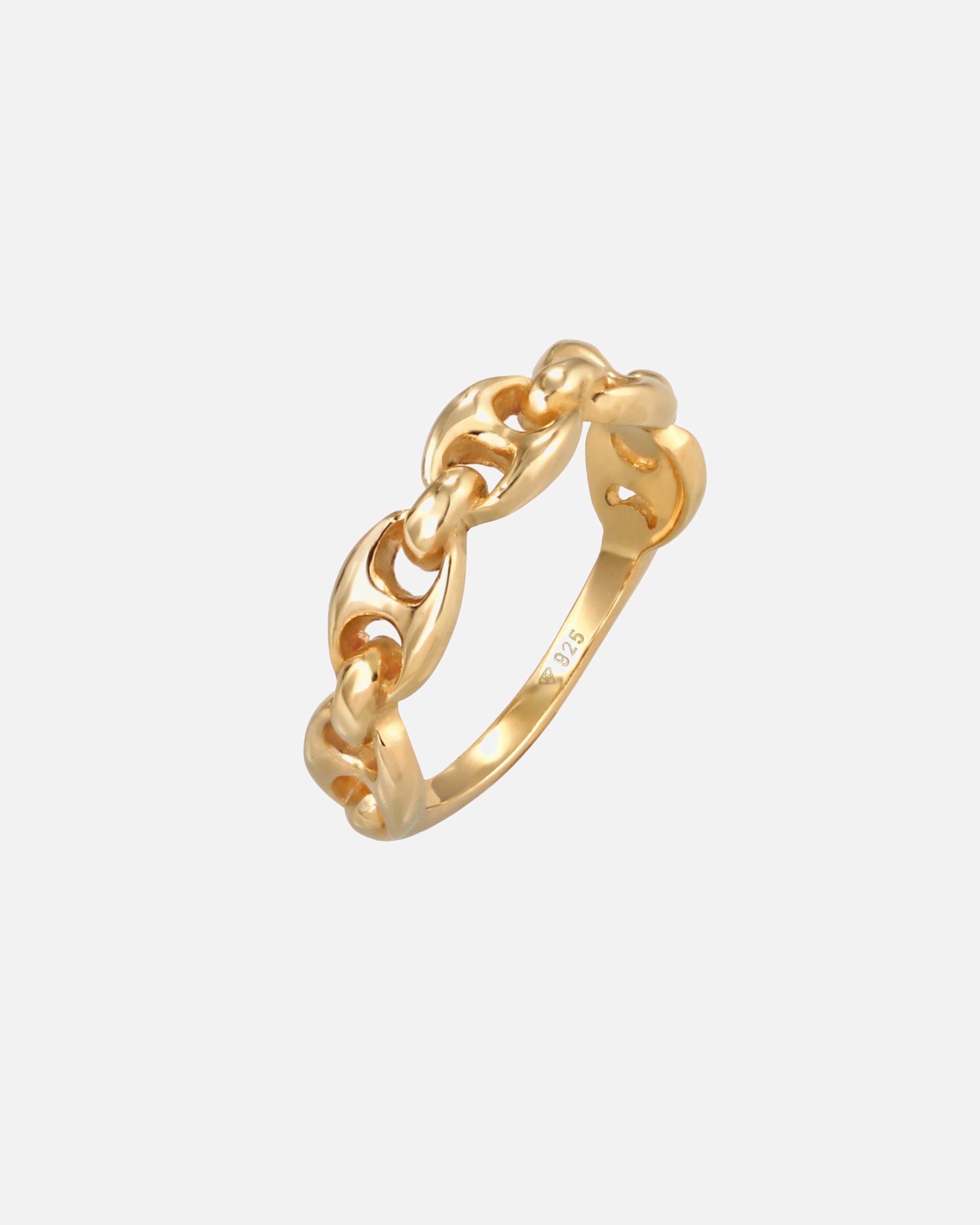 Ring für Weiblich Elli Maritim Schiffsanker Design Bandring 925 Silber 54